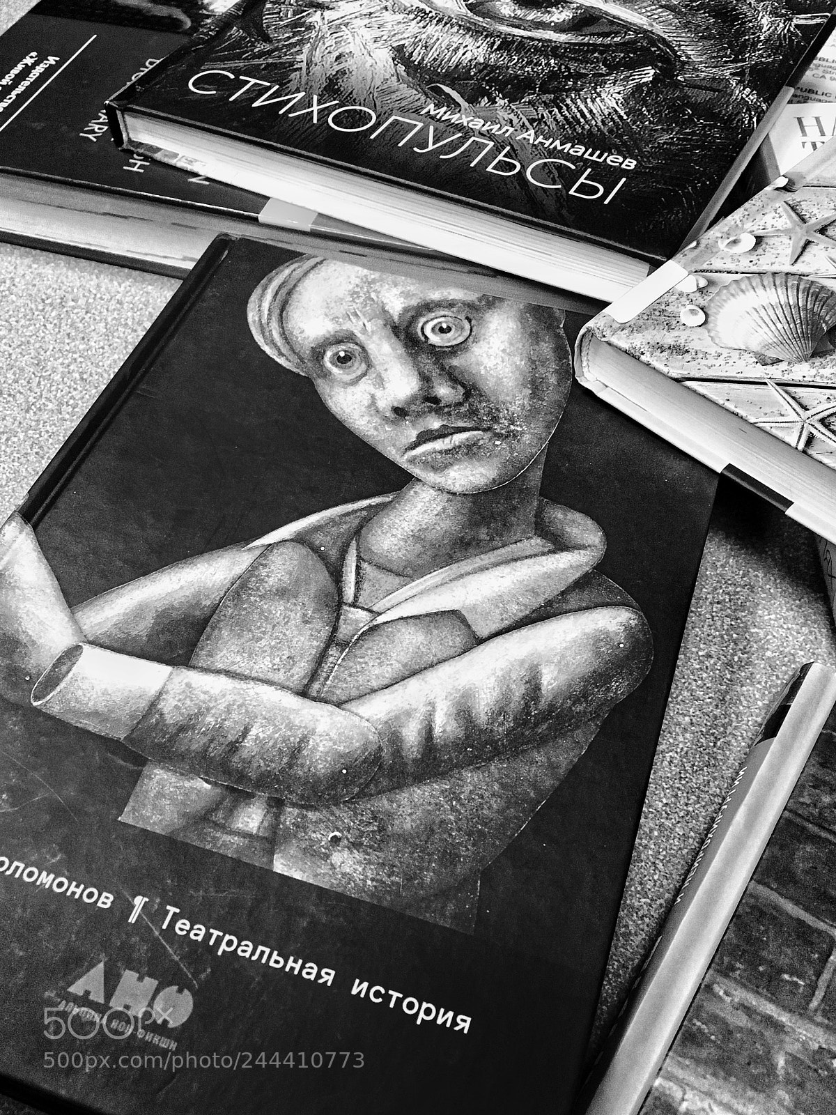 Apple iPad Pro sample photo. Book covers photography