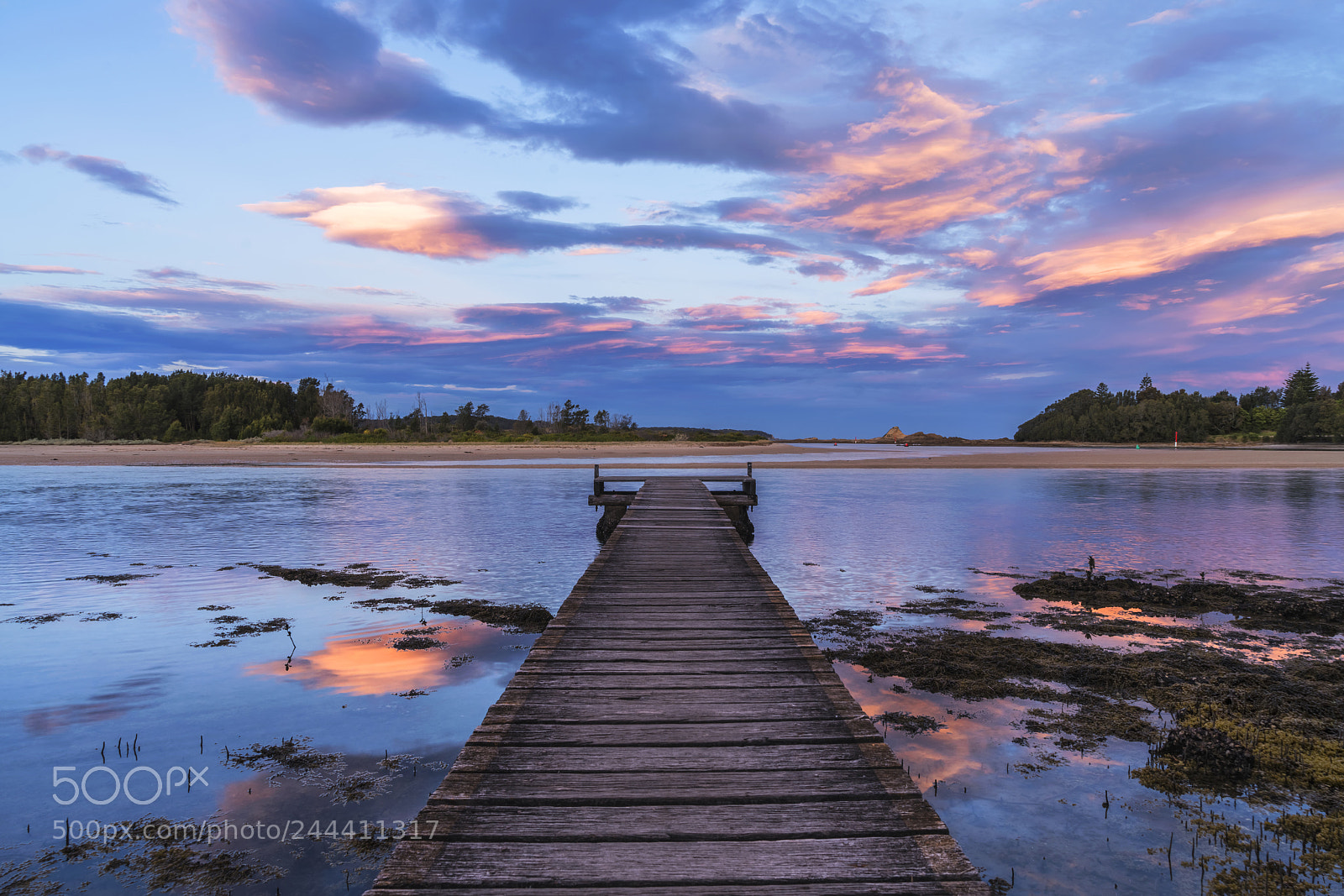 Sony a7R II sample photo. Mossy point jetty sunset photography