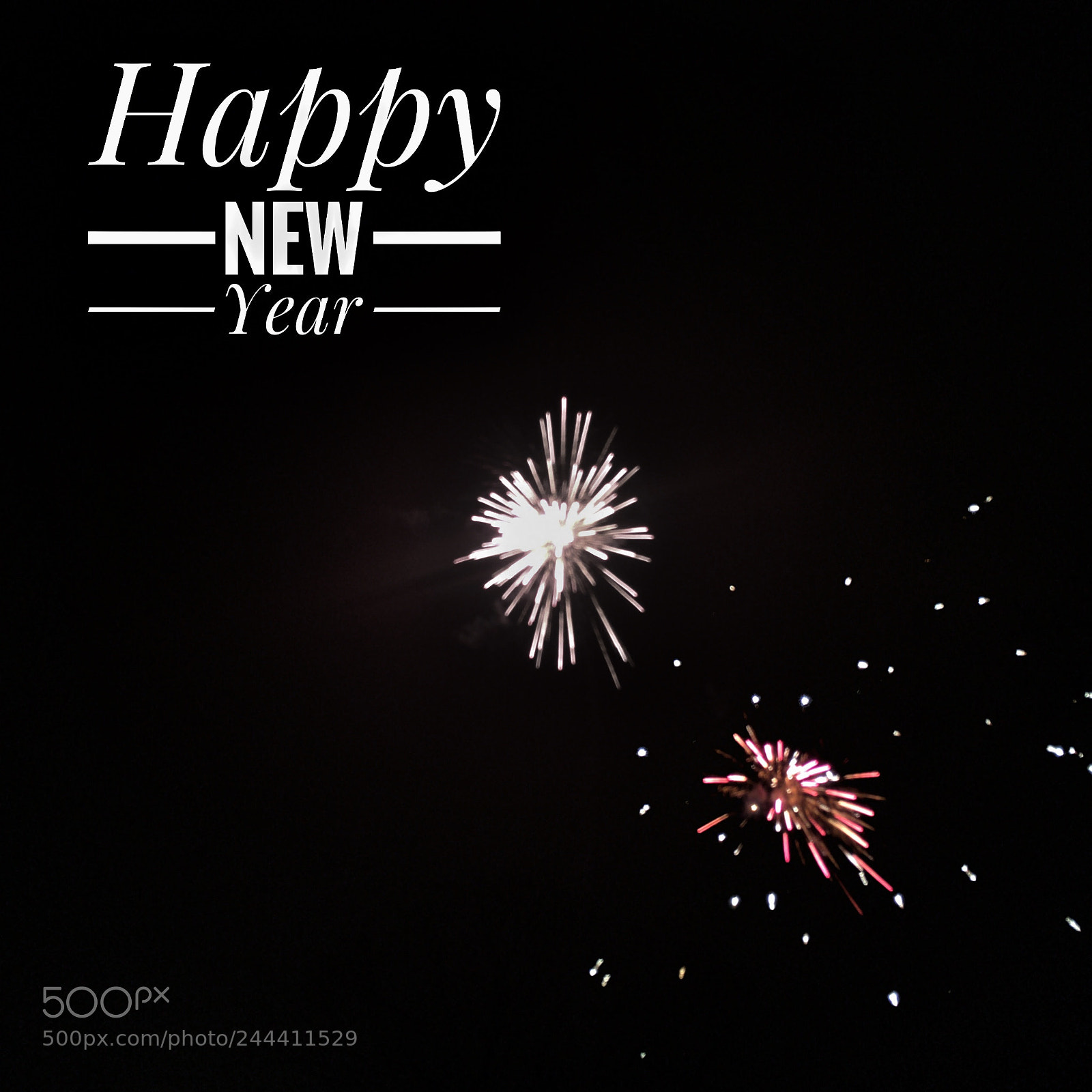 Apple iPhone sample photo. Happy new year photography