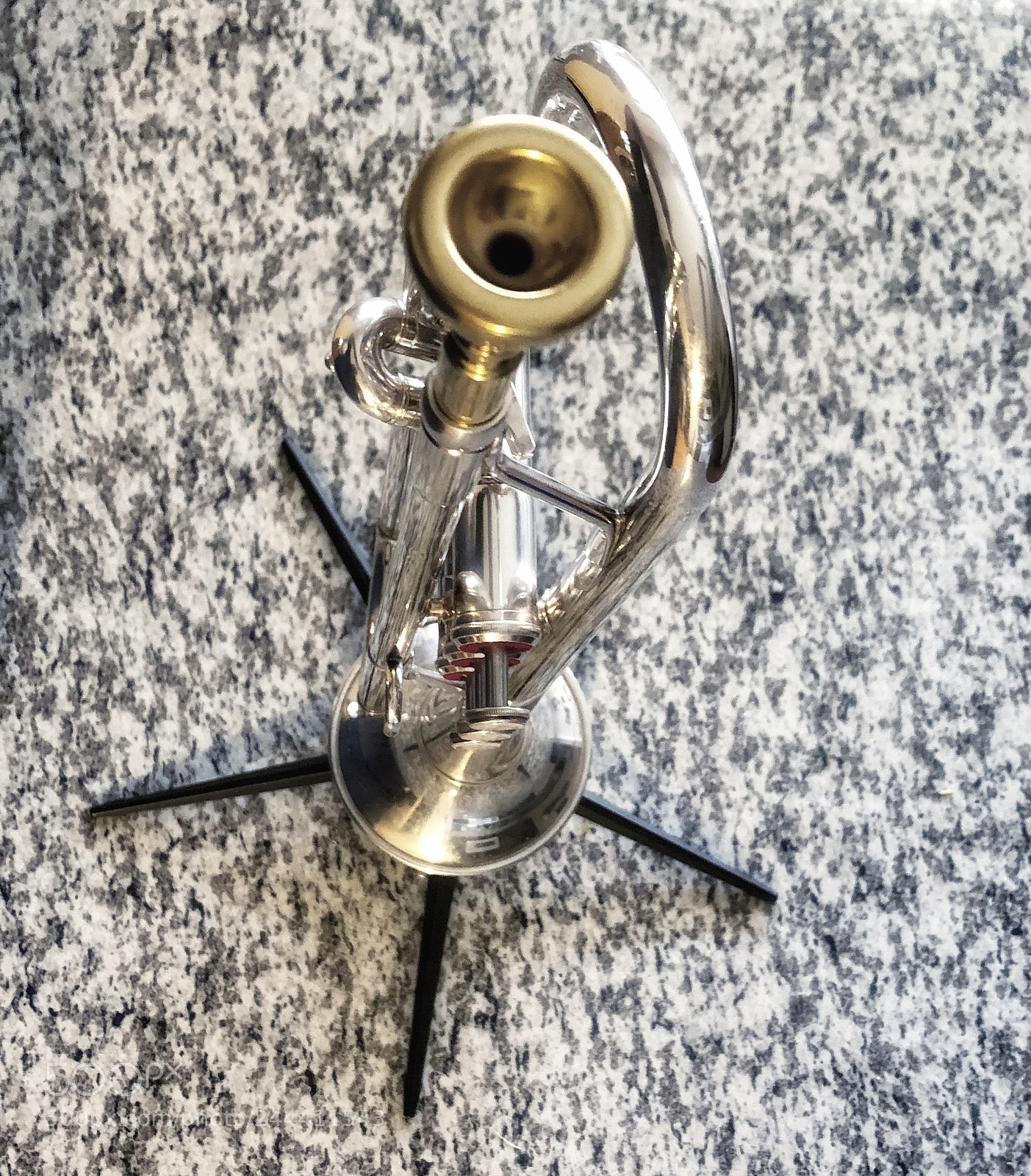 Apple iPhone 8 Plus sample photo. Trumpet contemplation photography