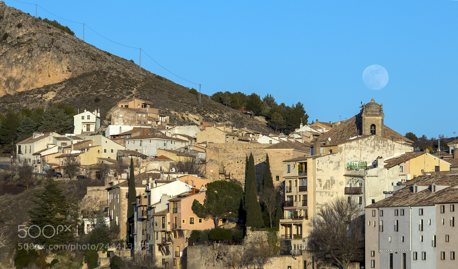Canon EOS M5 sample photo. Superluna azul sobre cuenca photography
