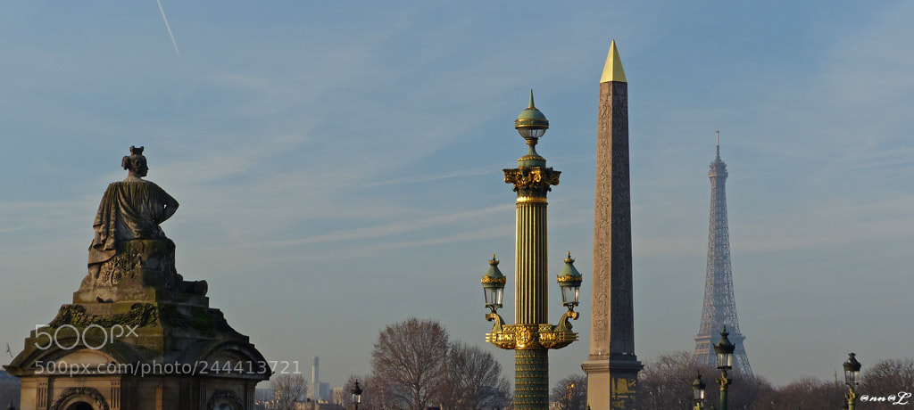 Panasonic Lumix DMC-FZ200 sample photo. Paris place concorde vue photography