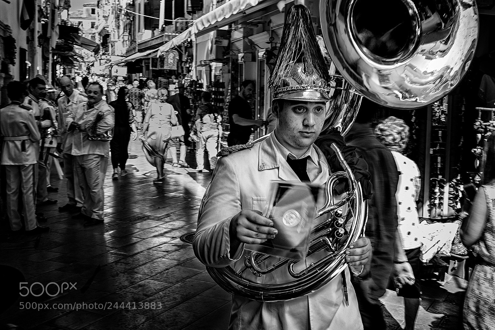 Fujifilm X100S sample photo. Musician photography