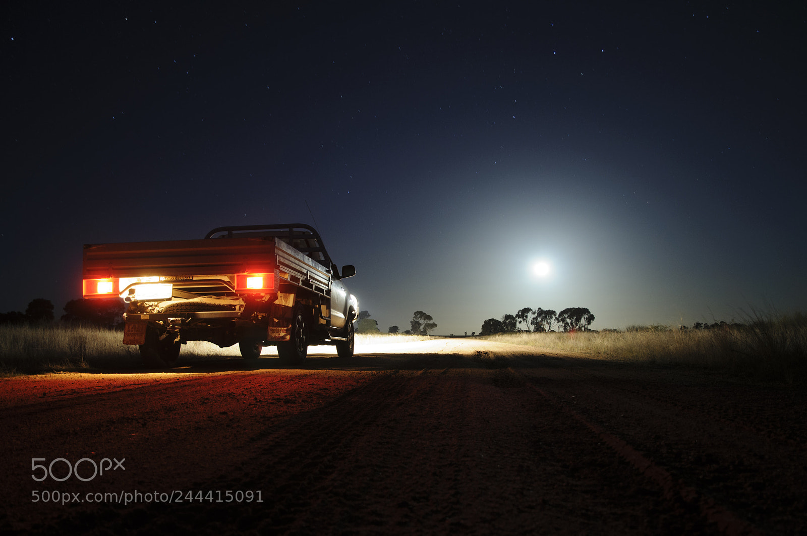 Nikon D300S sample photo. Rising moon in australia photography