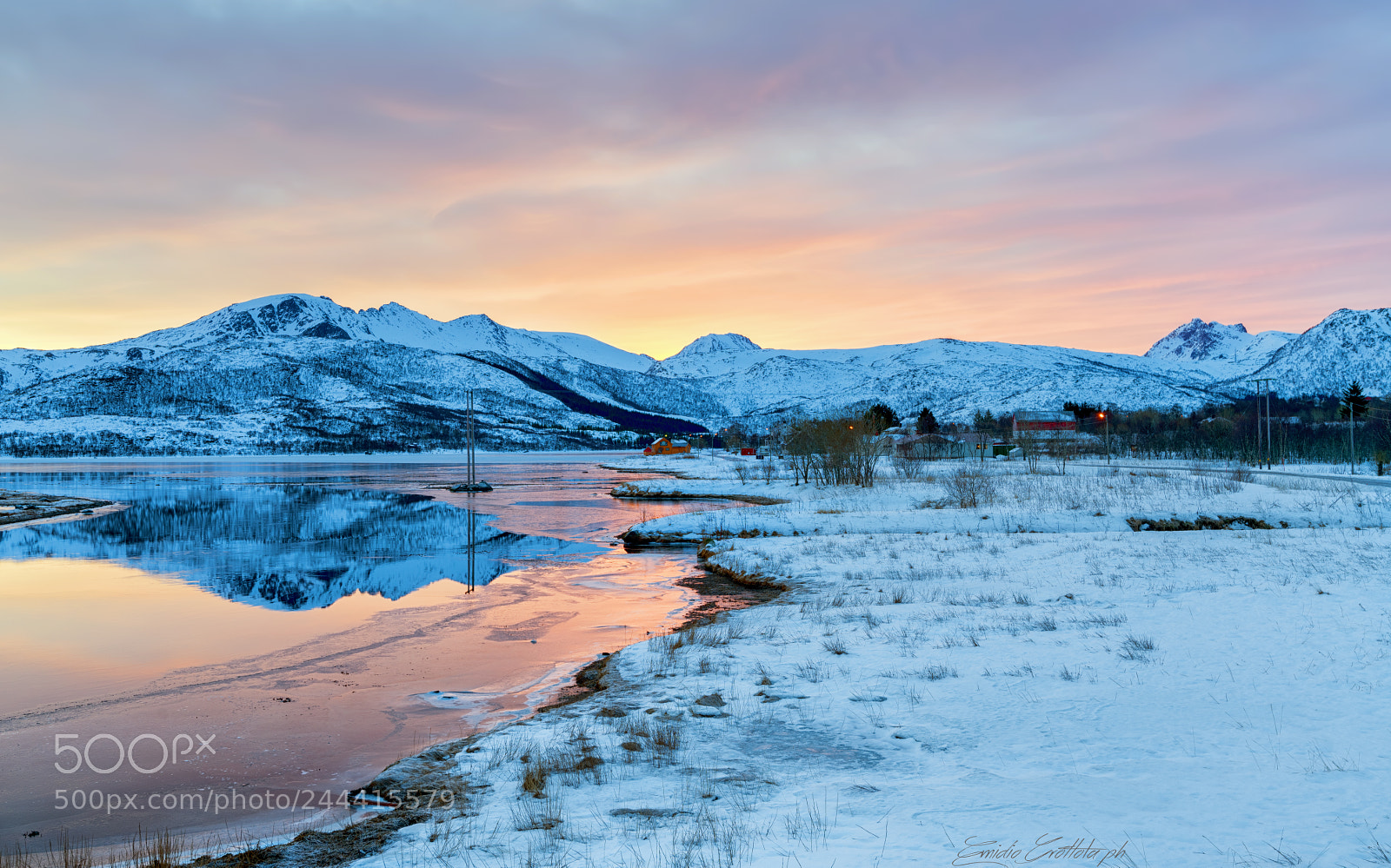 Sony a99 II sample photo. Lofoten sunrise photography