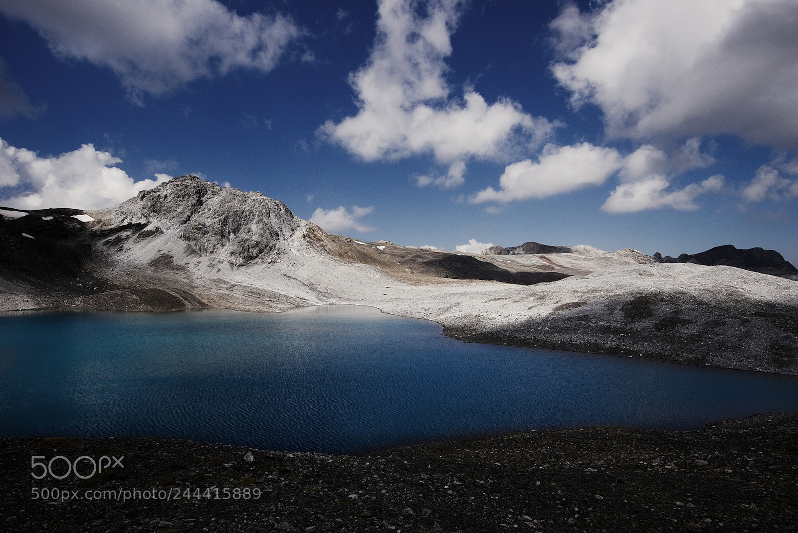 Pentax K-3 sample photo. A lake so blue photography