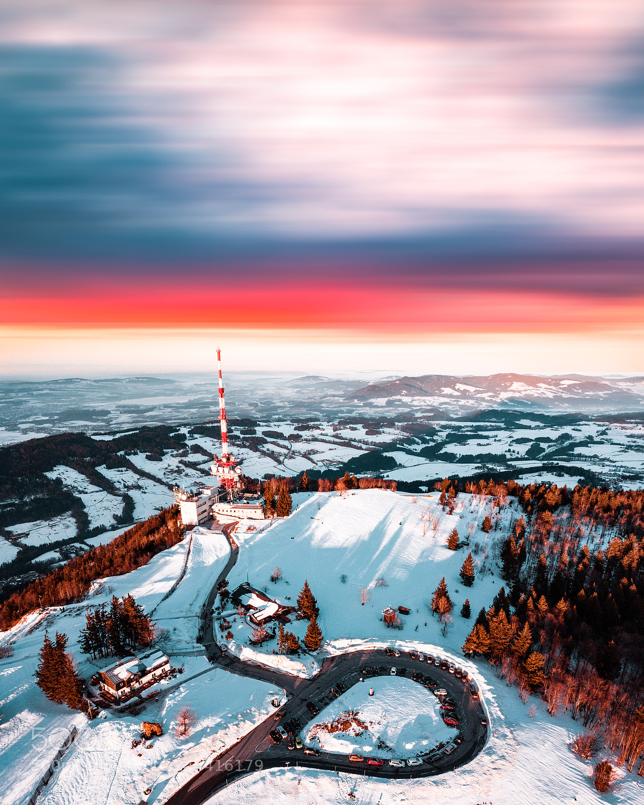 DJI FC220 sample photo. Sunset photography
