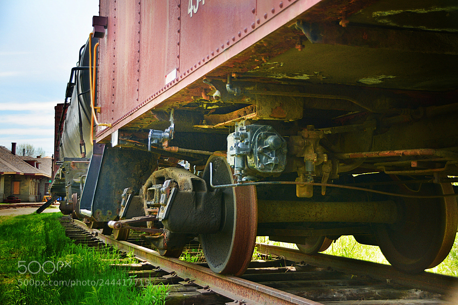 Nikon D7100 sample photo. Sous un train photography