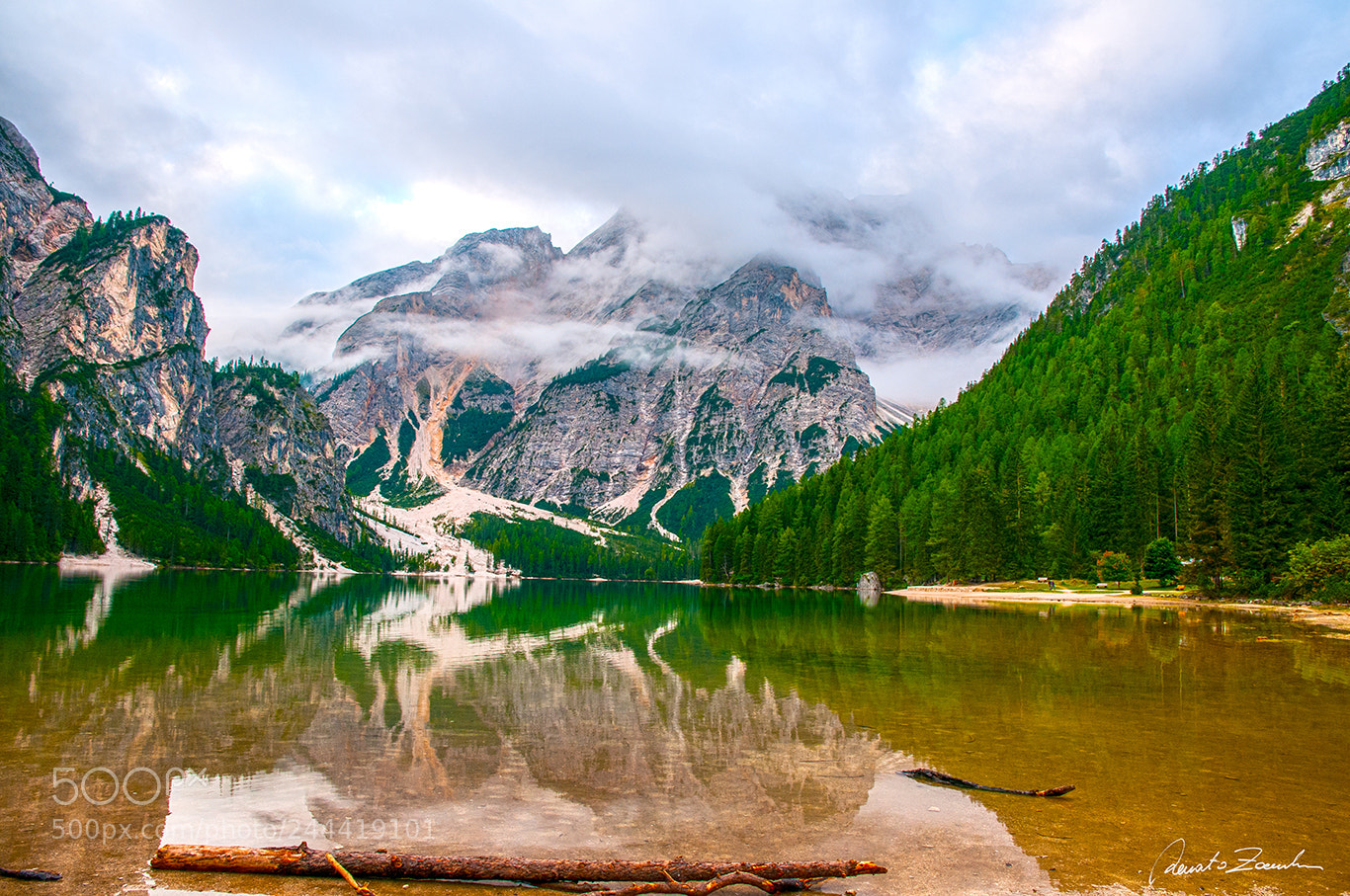 Nikon D300 sample photo. Lago di braies photography