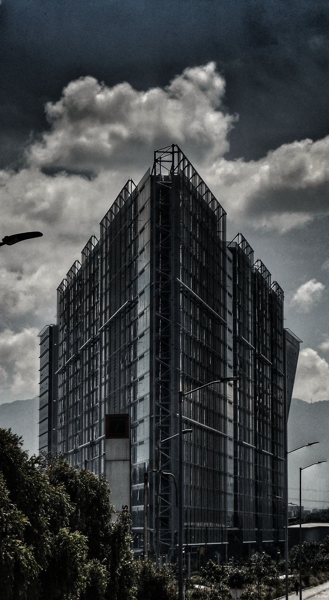 Nikon Coolpix S6200 sample photo. Bluish gray building photography
