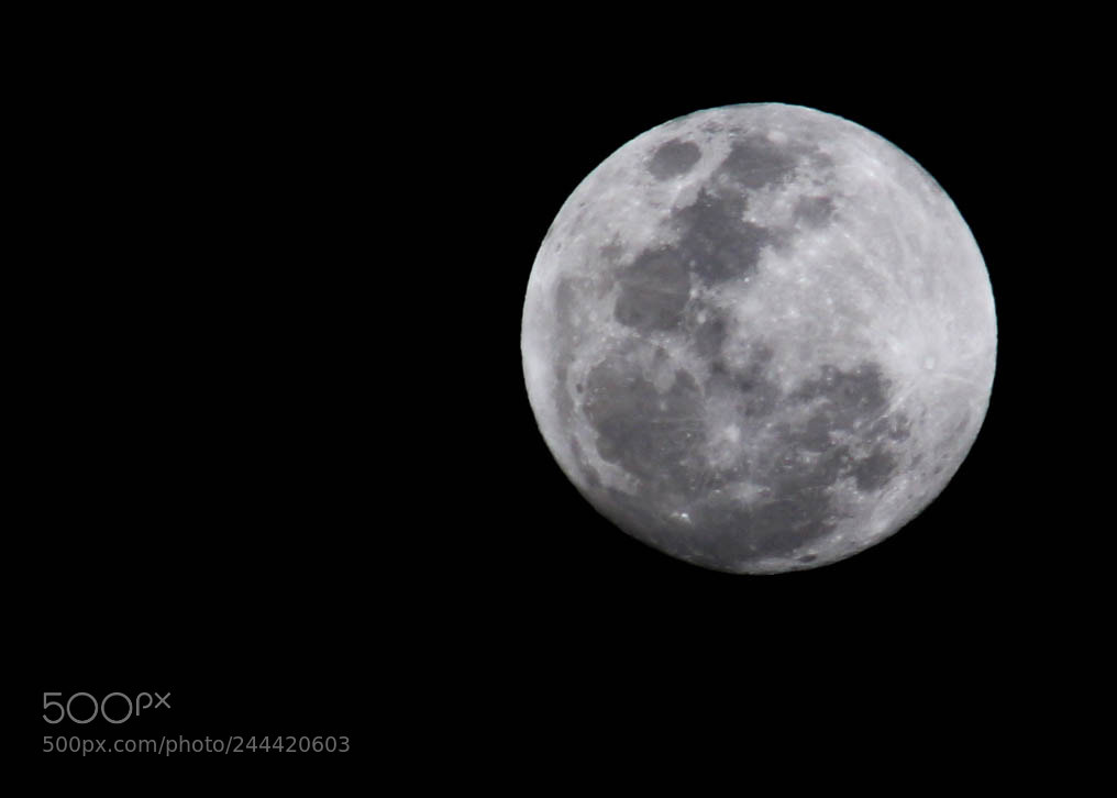 Canon EOS 700D (EOS Rebel T5i / EOS Kiss X7i) sample photo. Another moon photography