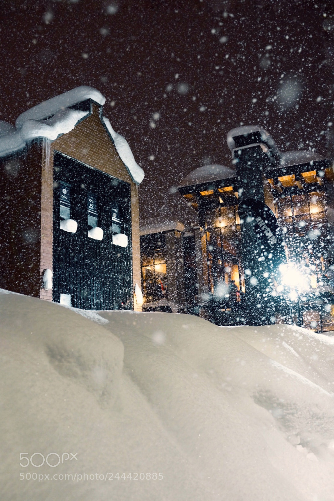 Sony Cyber-shot DSC-RX1R II sample photo. Snowing photography