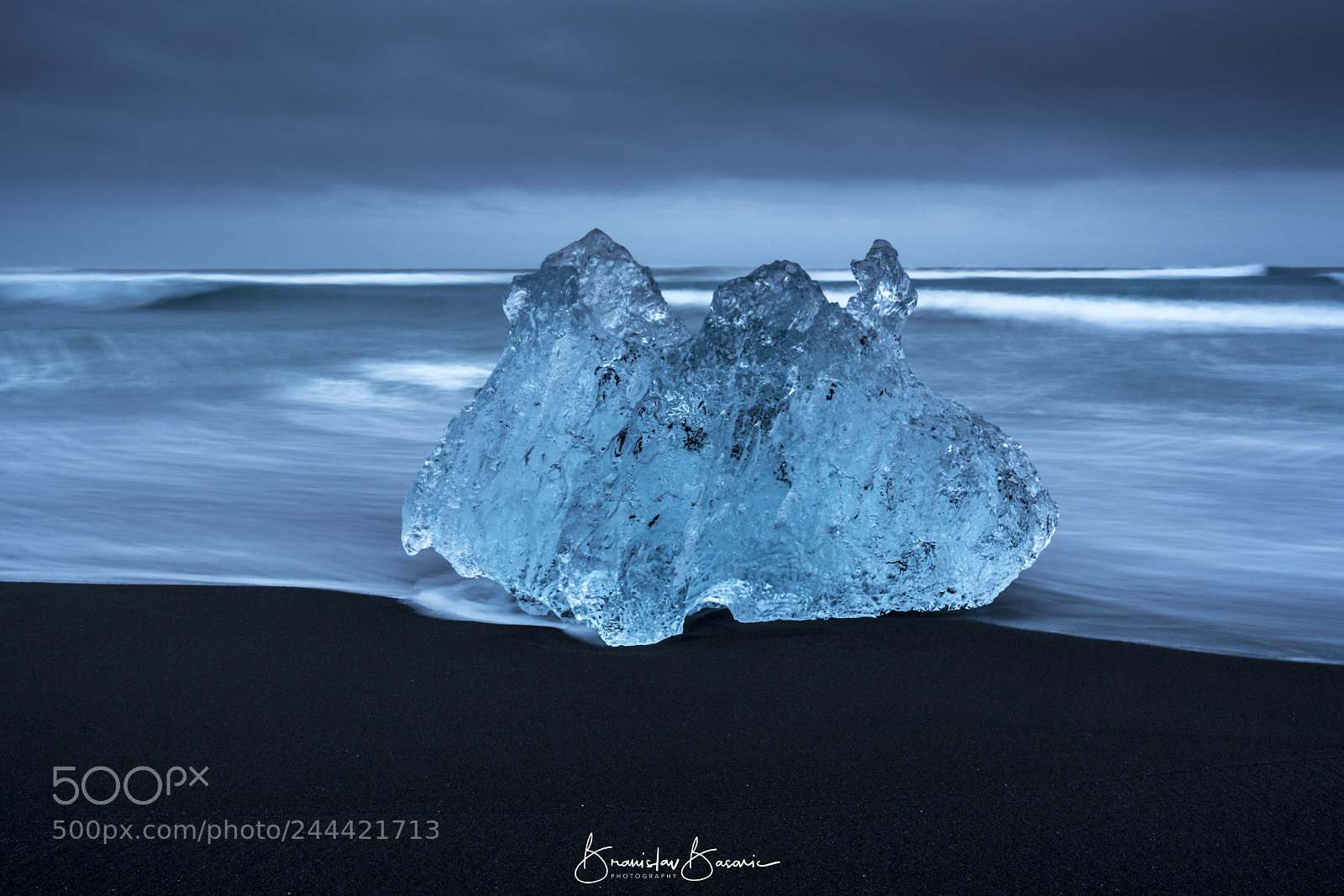 Sony a7R II sample photo. Ice on black beach photography