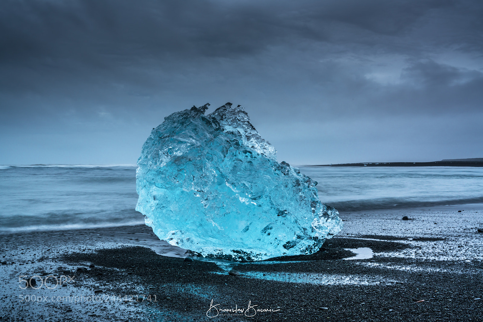 Sony a7R II sample photo. Ice on black beach photography