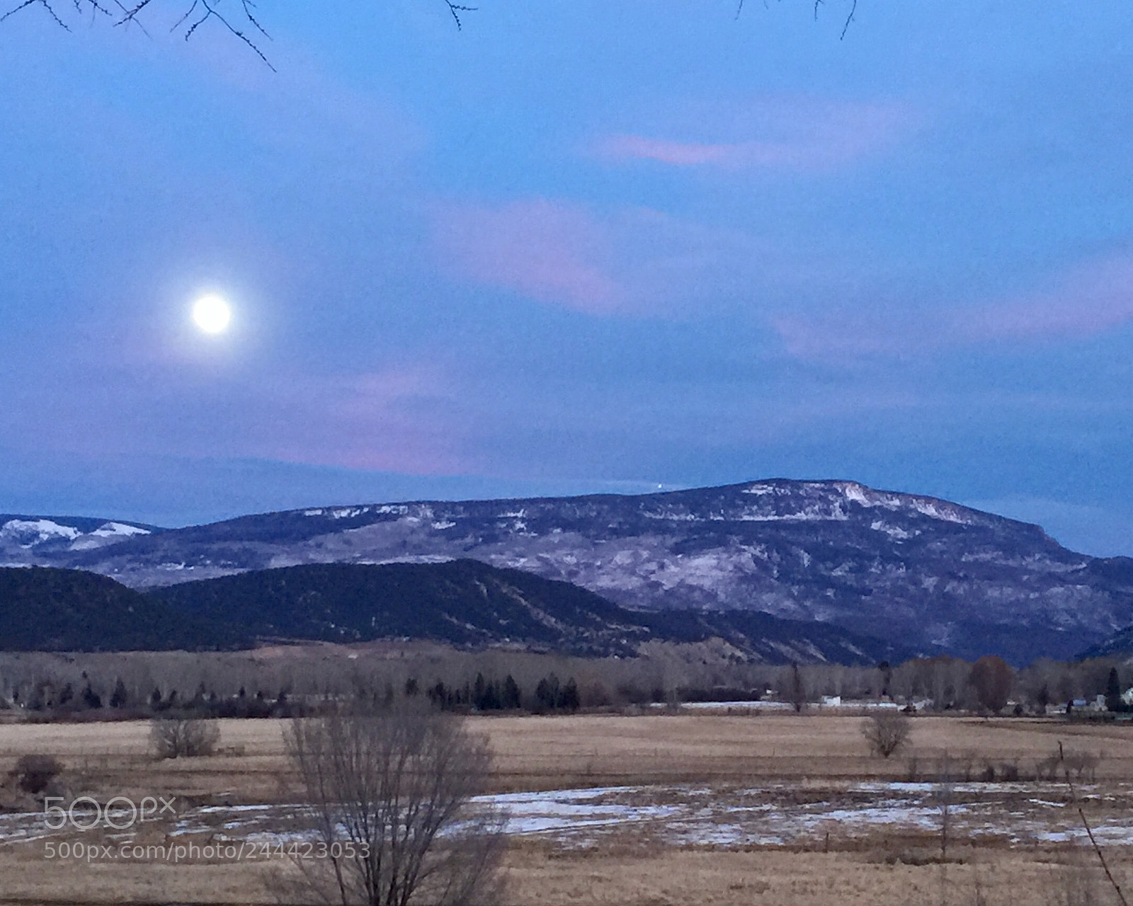 Apple iPhone 6 Plus sample photo. Super moonrise field study photography
