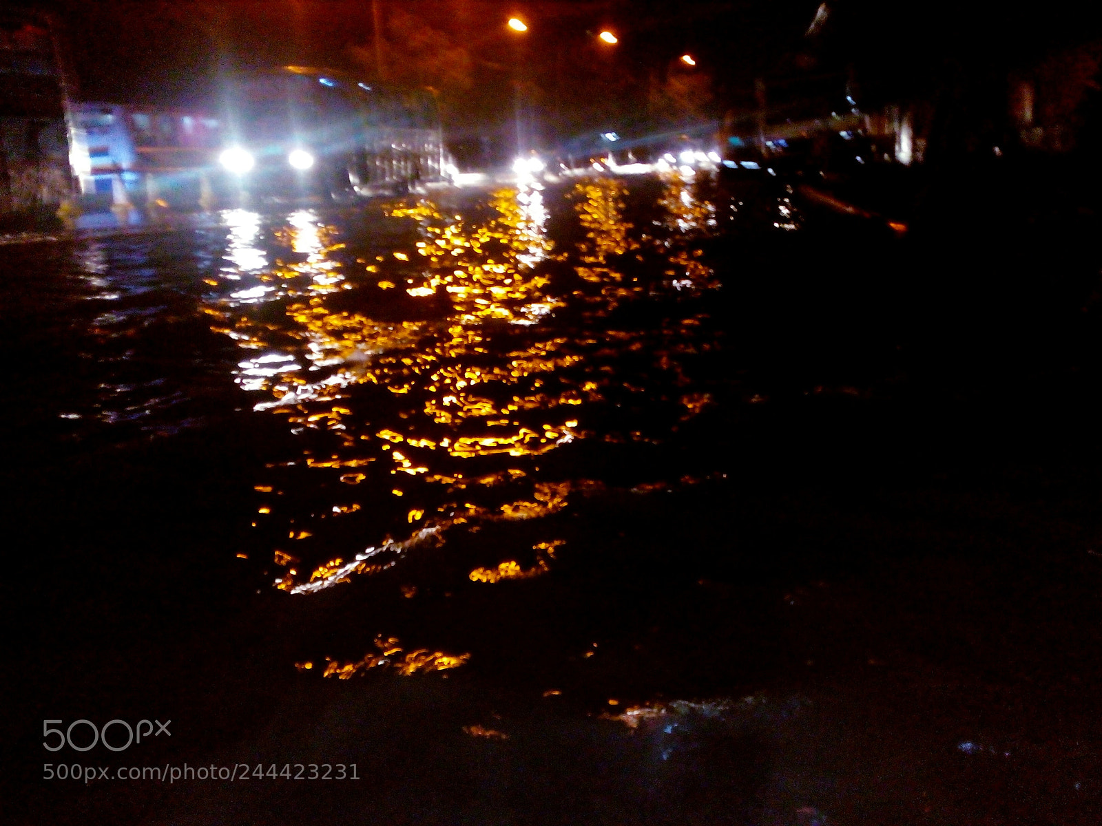 HUAWEI Y5II sample photo. Golden road photography