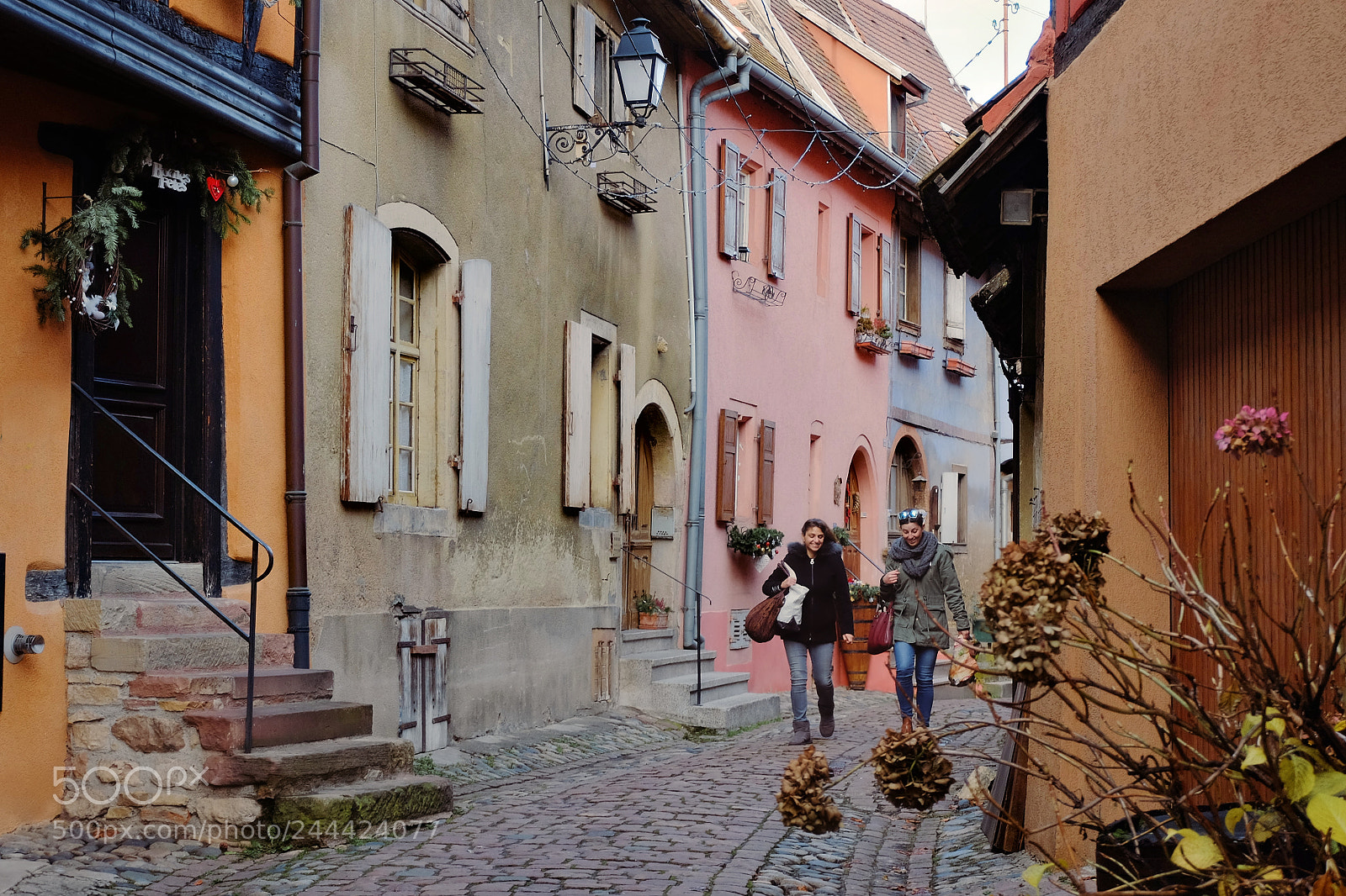 Fujifilm X-M1 sample photo. Walking at eguisheim photography