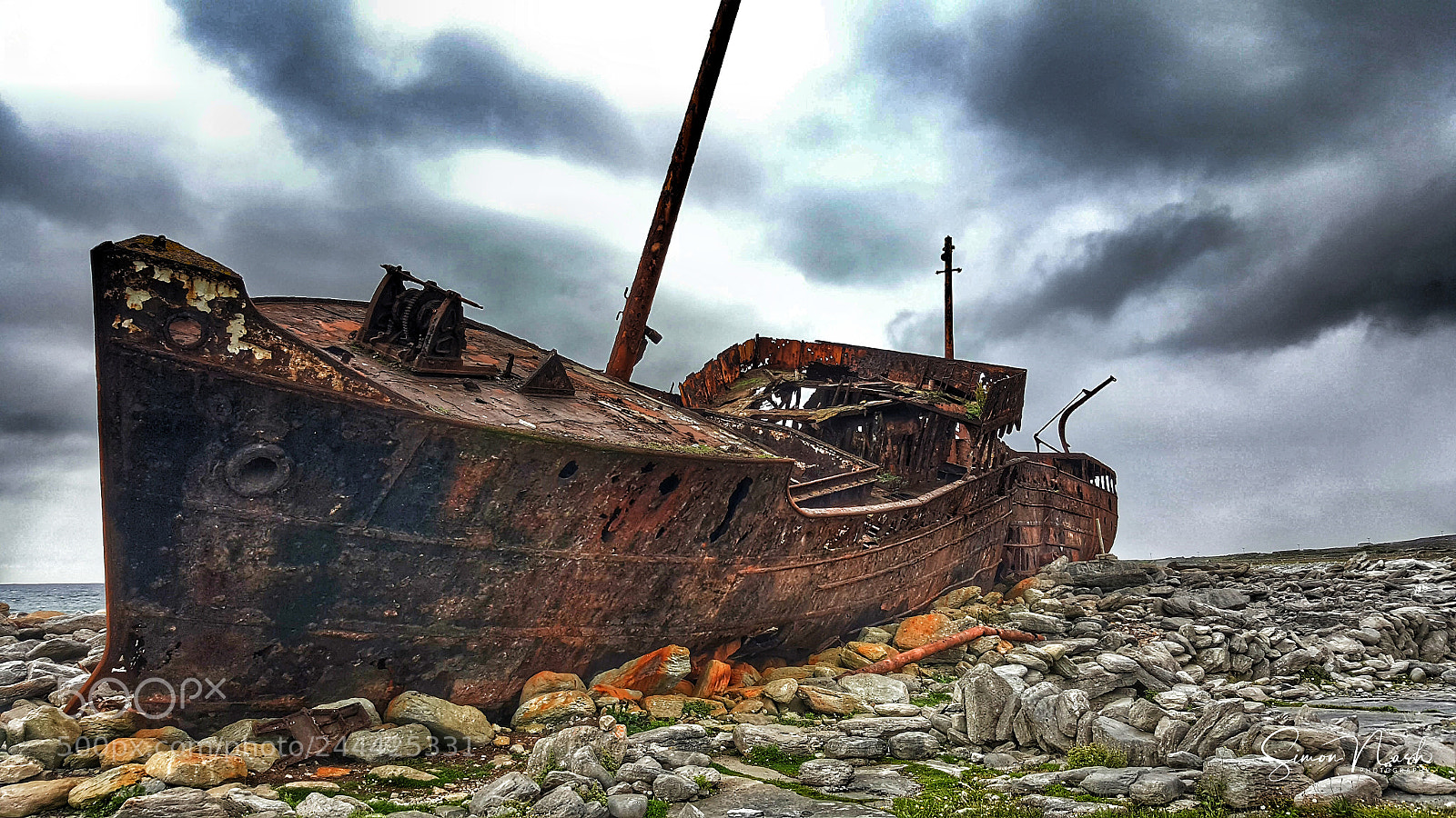 Samsung Galaxy Note5 sample photo. "plassey shipwreck" photography