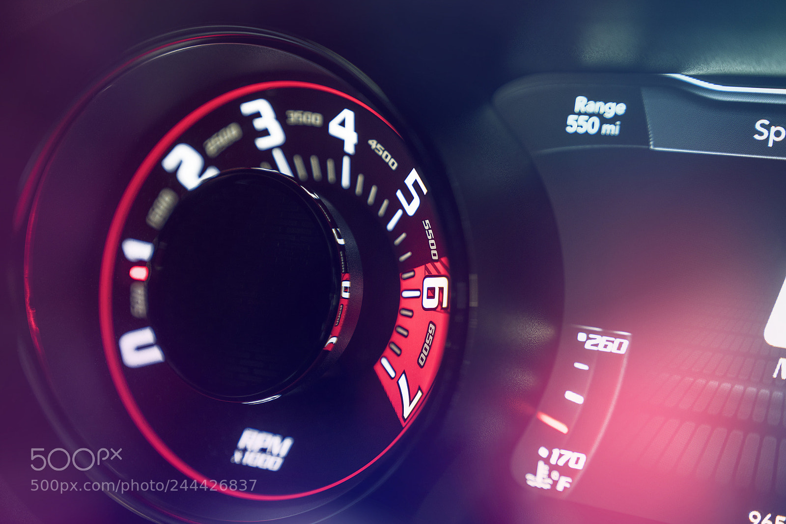 Sony a7R II sample photo. Dodge challenger srt hellcat photography