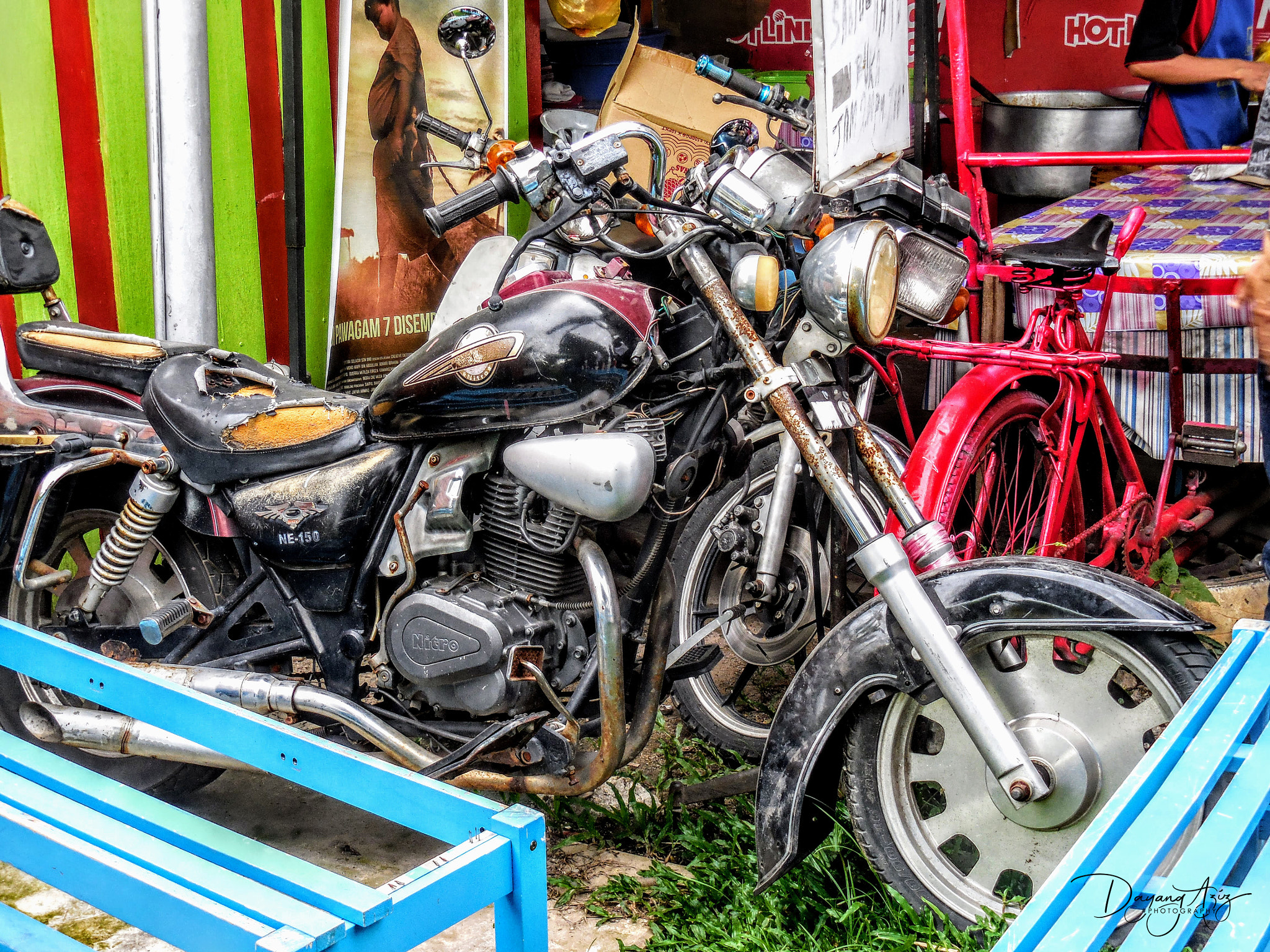 Nikon Coolpix S6800 sample photo. #oldbutinterestingmotorbike.melaka photography