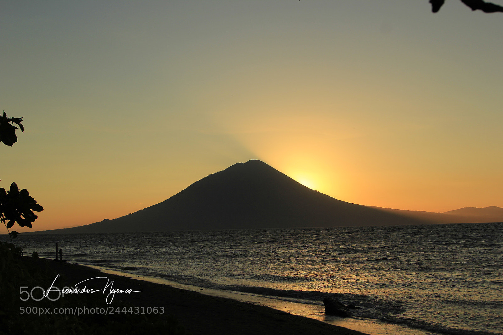 Canon EOS 60D sample photo. Sunset from lewoleba, lembata photography