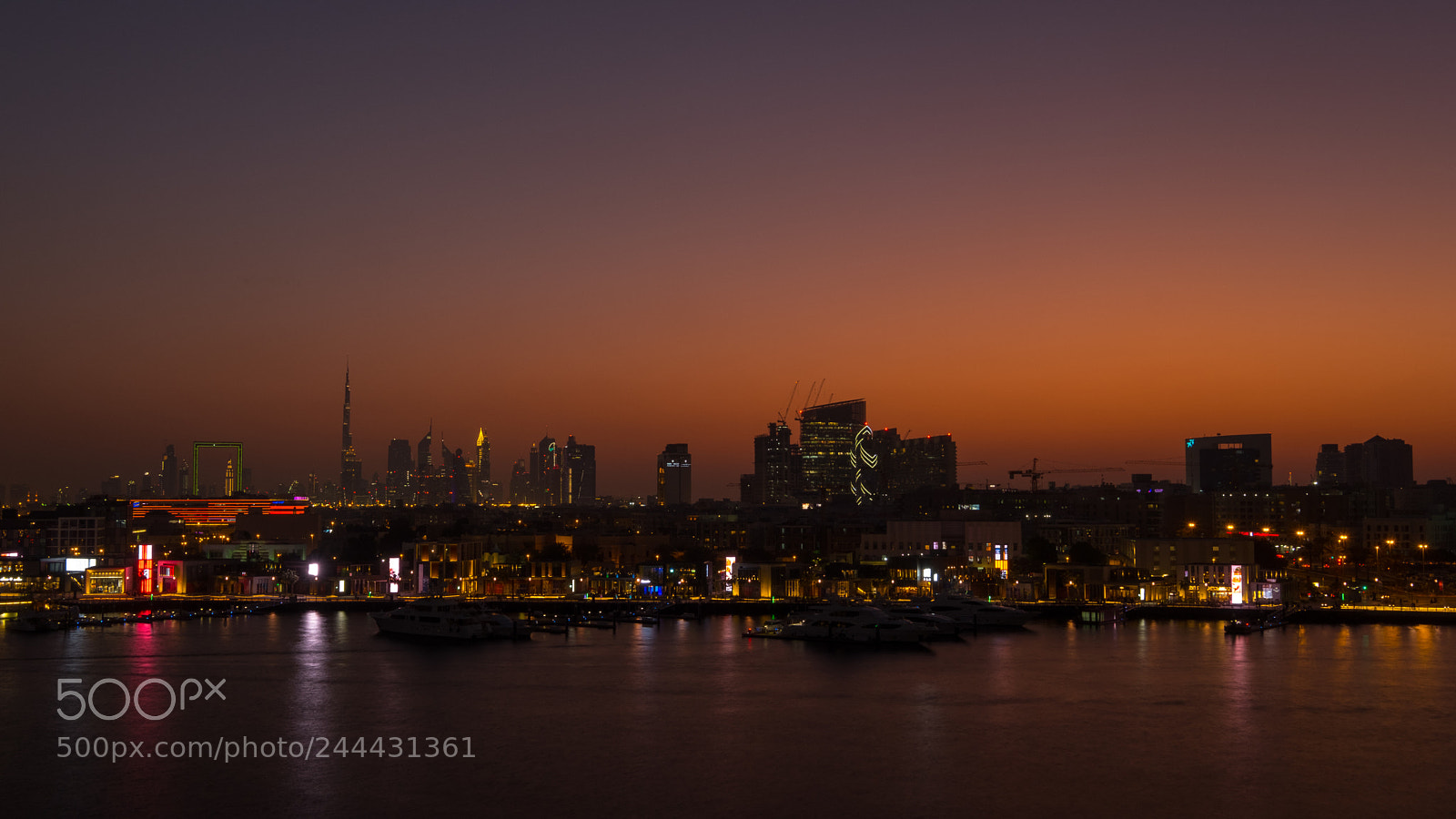 Fujifilm X-T20 sample photo. Dubai cityline at sunset photography