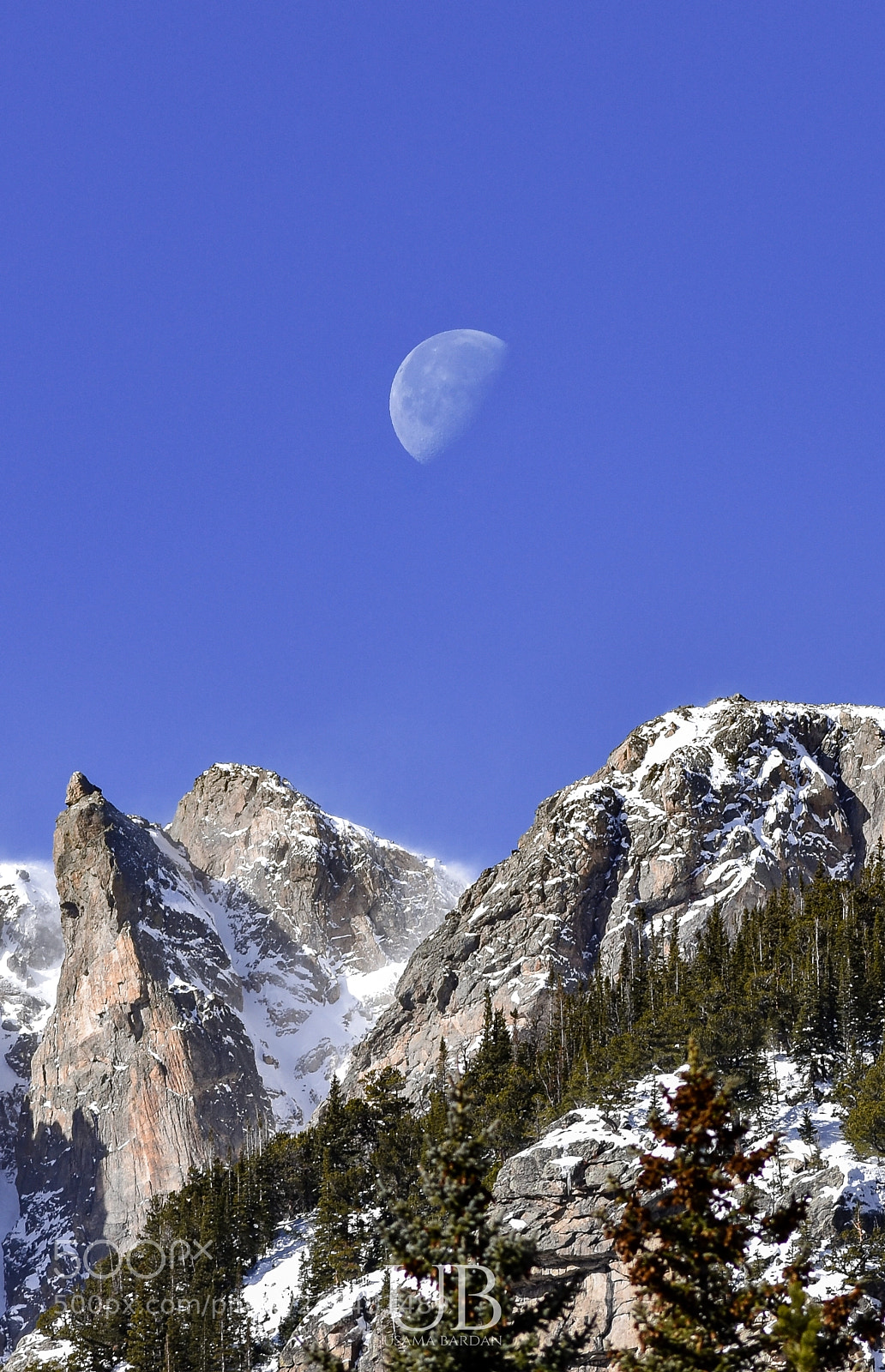 Nikon D3400 sample photo. Moon peak photography