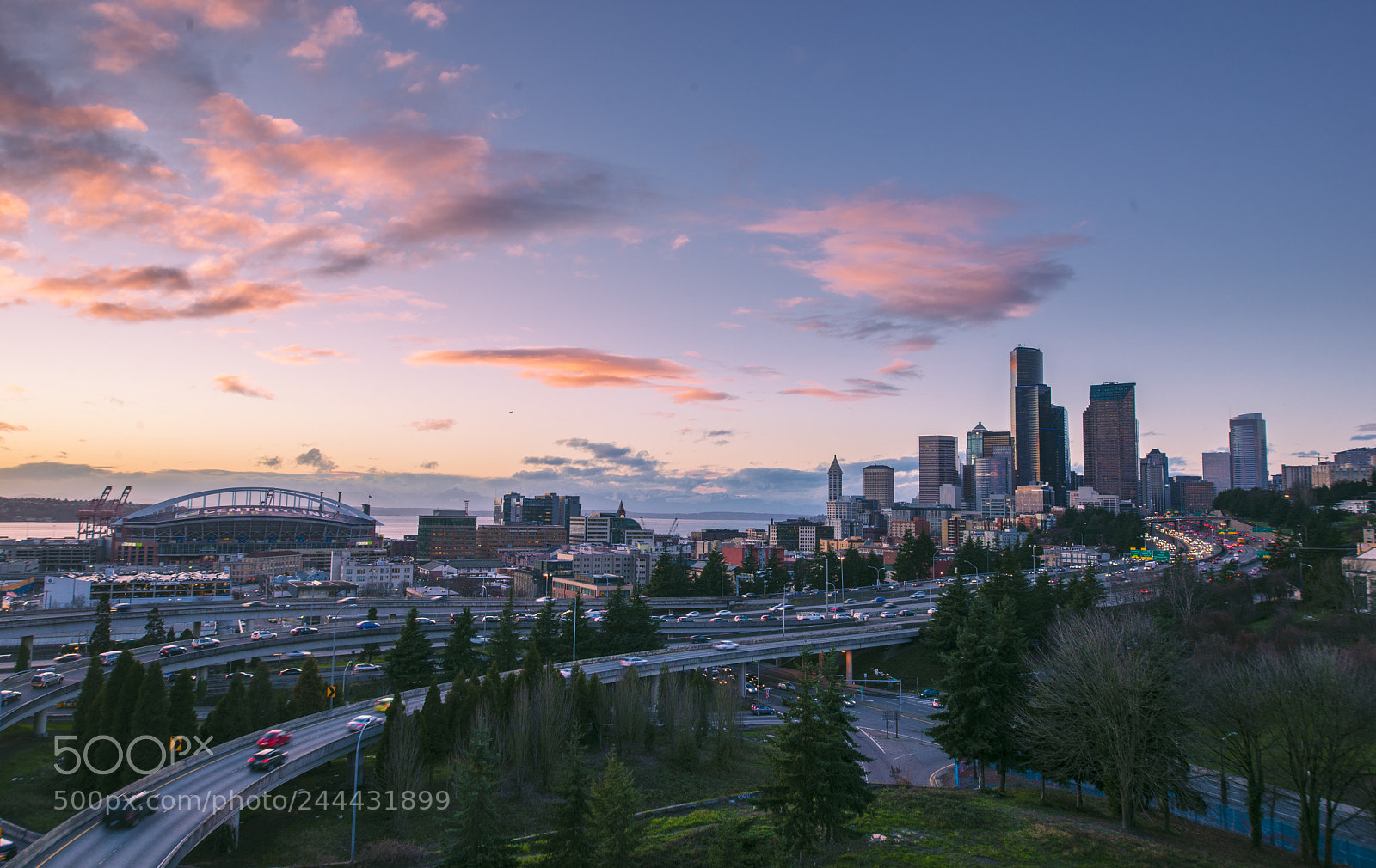 Nikon D600 sample photo. Sunset seattle photography