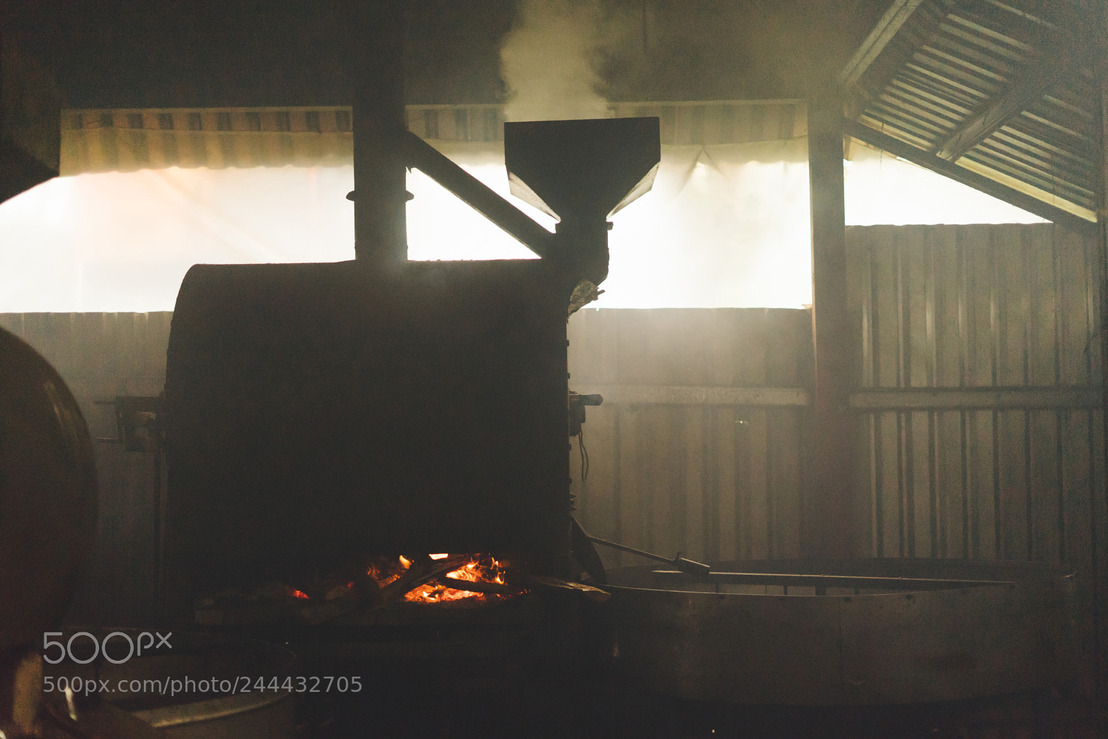 Sony a7 II sample photo. Coffee roaster photography