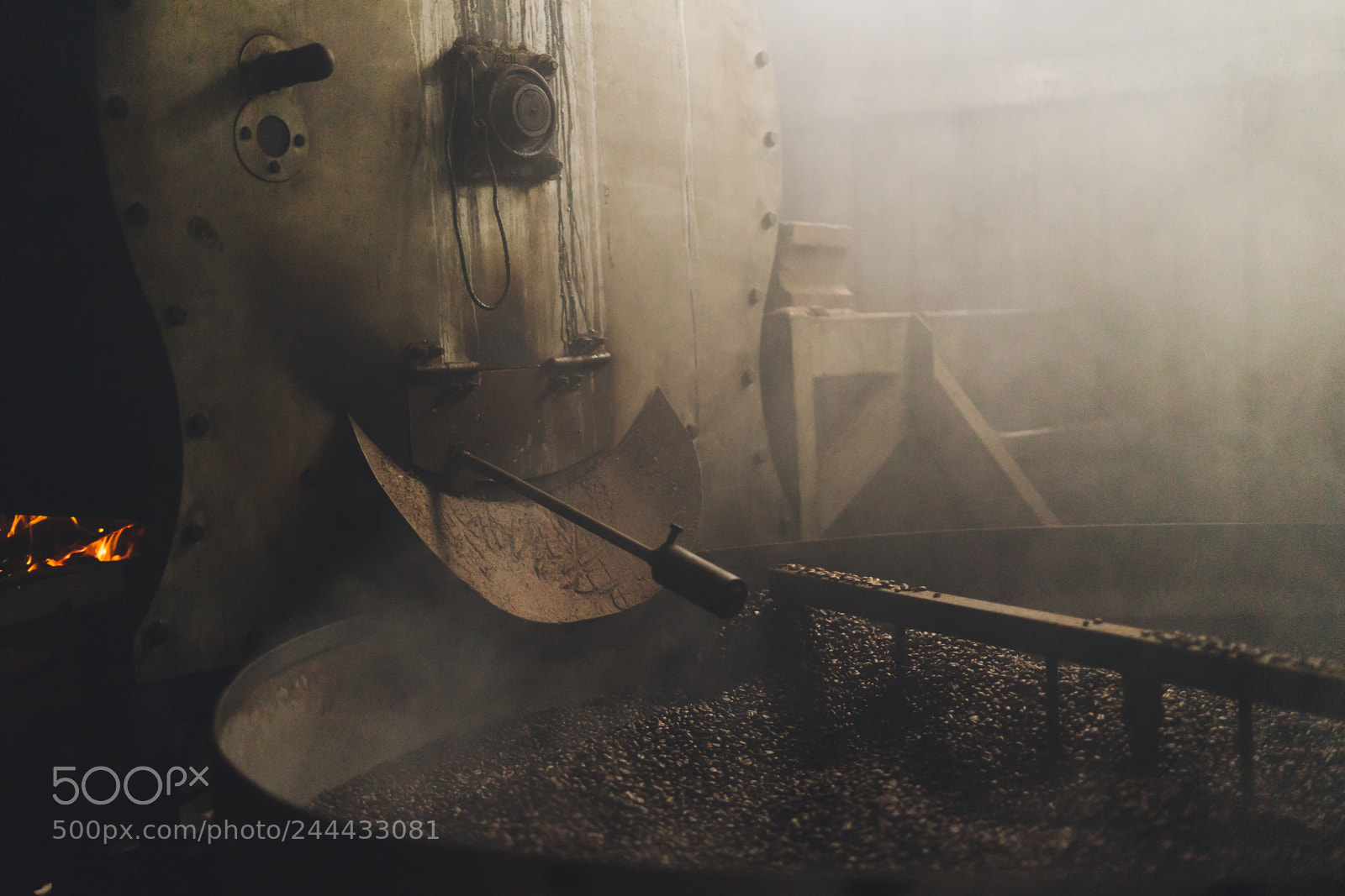 Sony a7 II sample photo. Coffee roaster photography