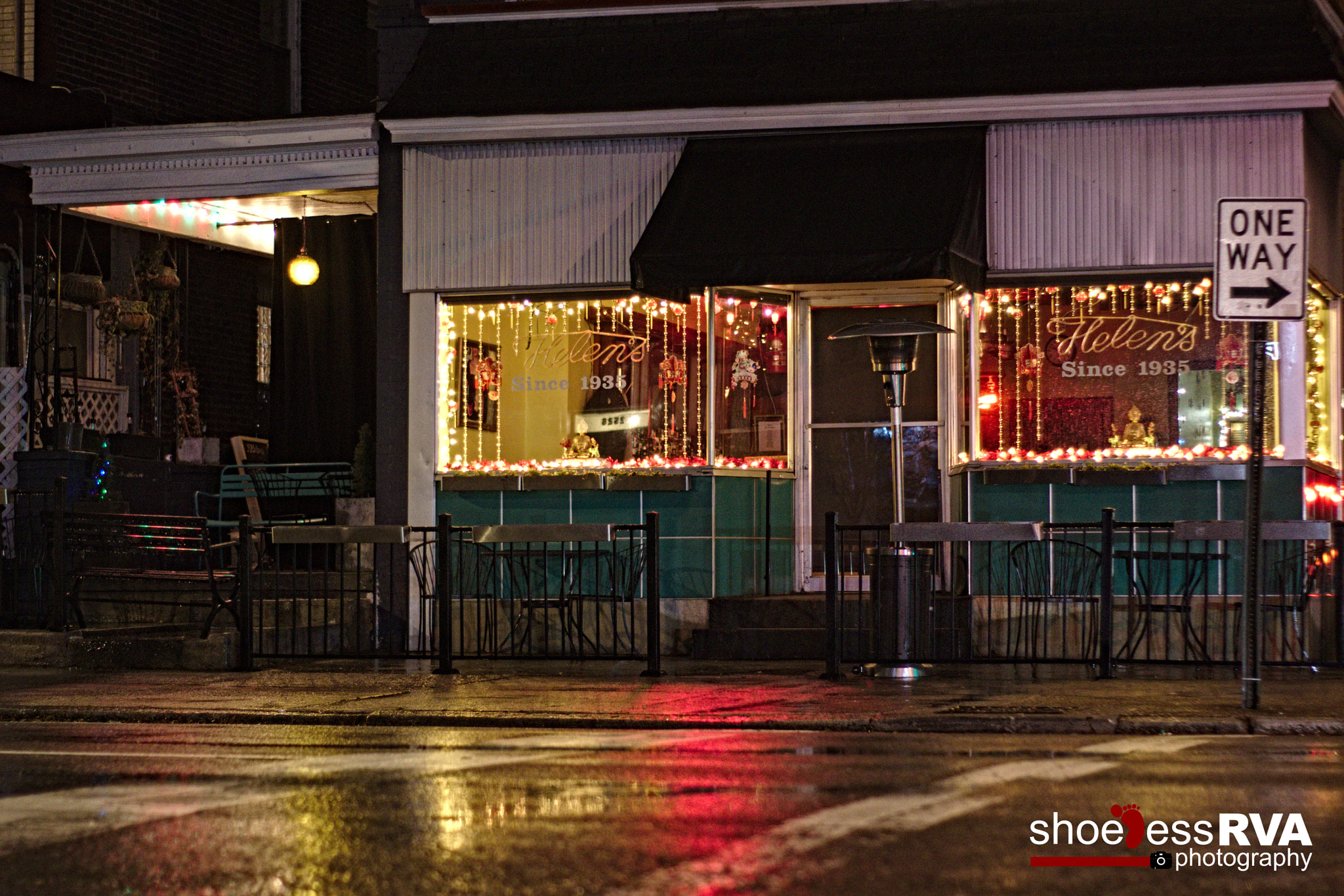 Canon 50mm sample photo. Rainy cold nights in the rva photography