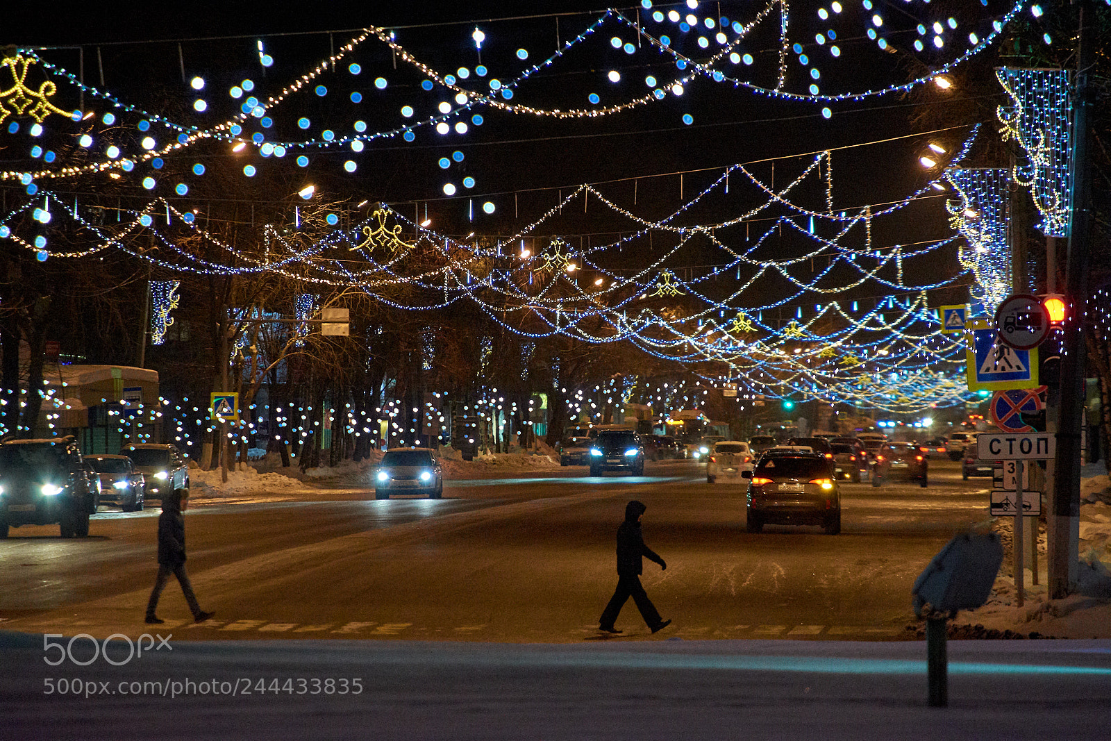 Nikon D7100 sample photo. Small city lights photography