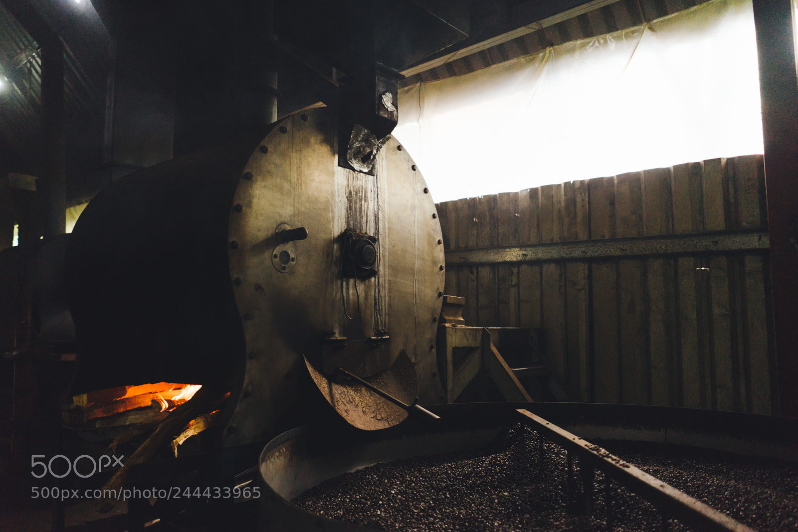 Sony a7 II sample photo. Coffee roaster photography
