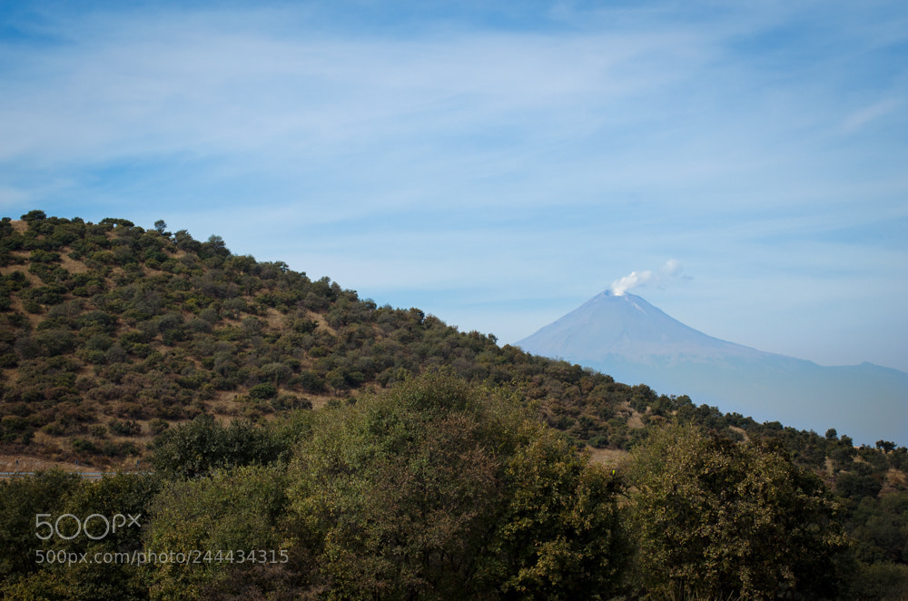 Nikon D5100 sample photo. Volcan oculto photography
