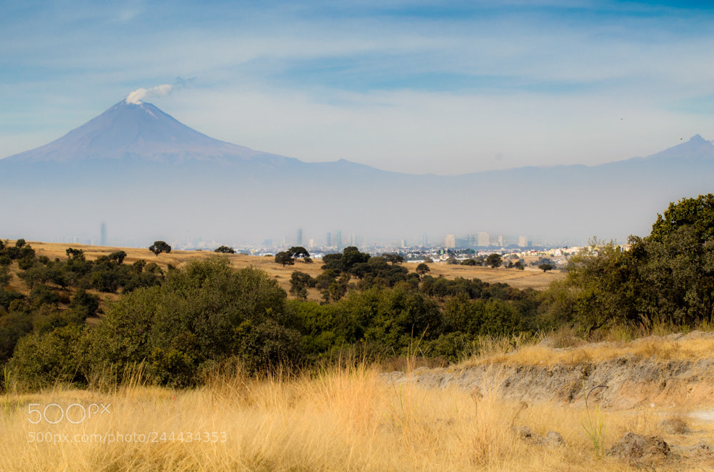 Nikon D5100 sample photo. Volcan popocatepetl photography