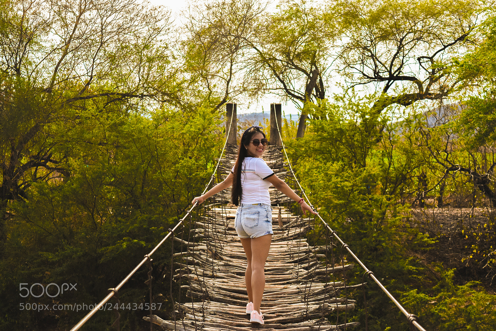 Nikon D5500 sample photo. Walking the bridge photography