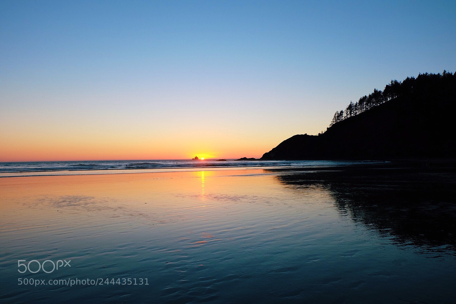 Fujifilm X-A2 sample photo. Indian beach, oregon sunset photography