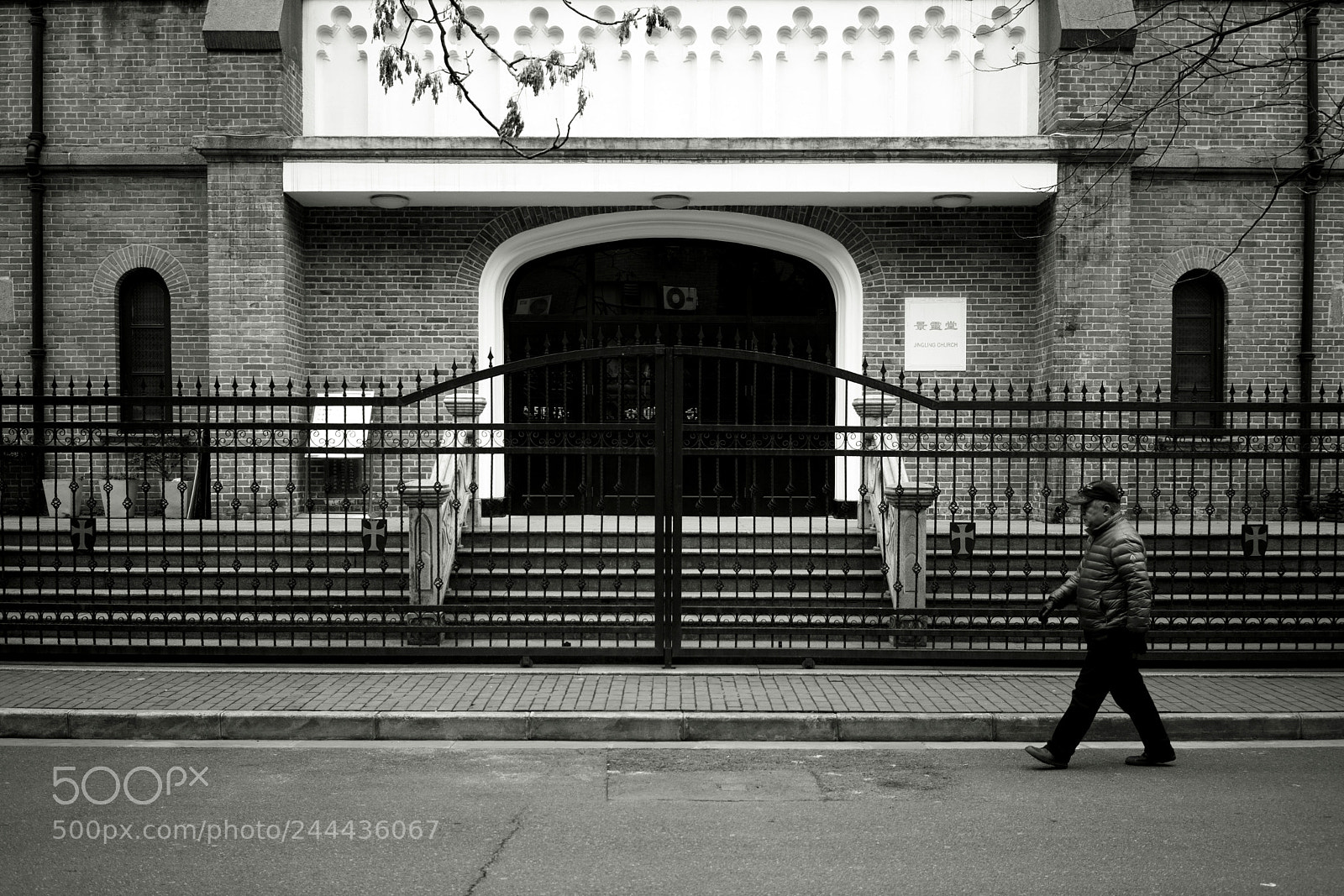 Sony a7 sample photo. Passing by a church photography