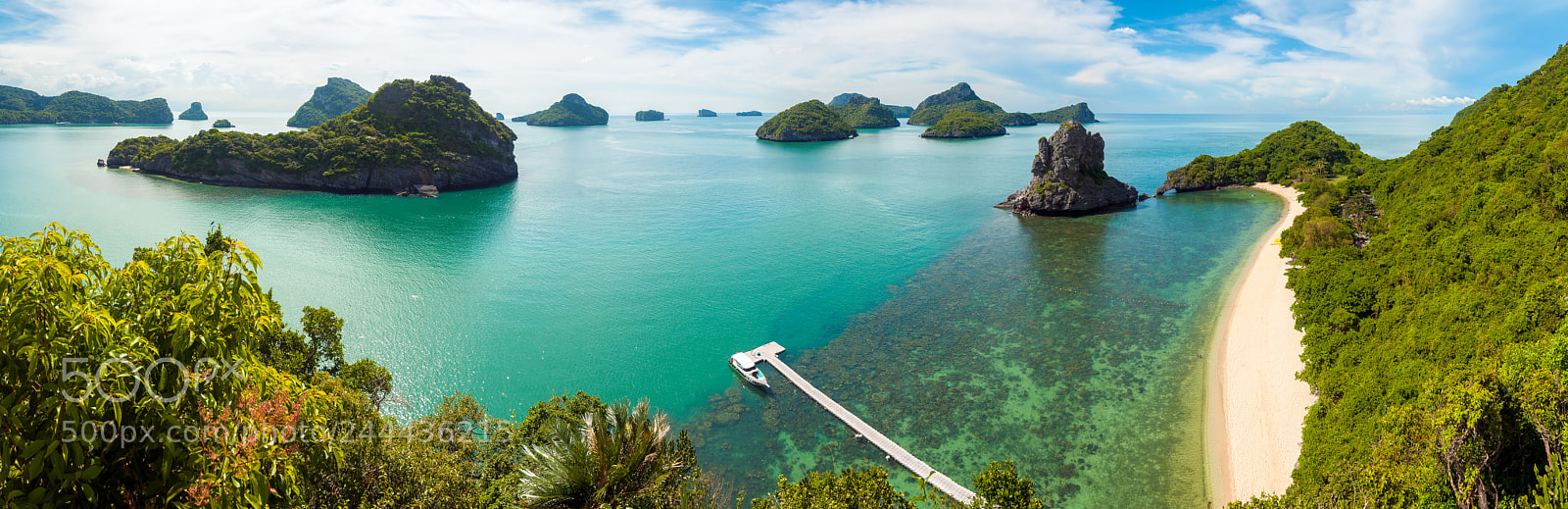 Nikon D5000 sample photo. Viewpoint ang thong marine photography