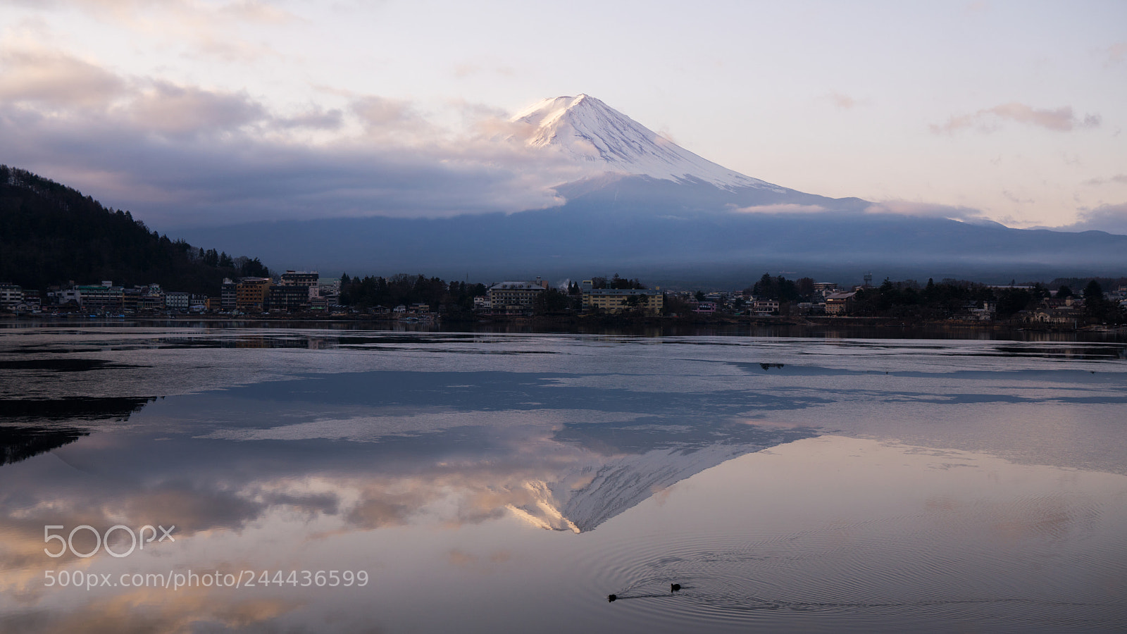 Sony a7R II sample photo. Fuji sunrise photography