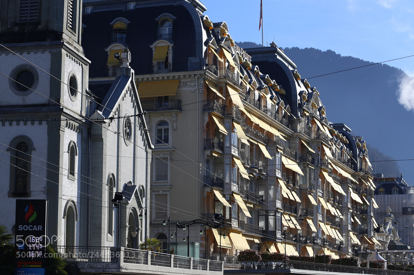 Canon EF 85mm F1.8 USM sample photo. Montreux palace photography