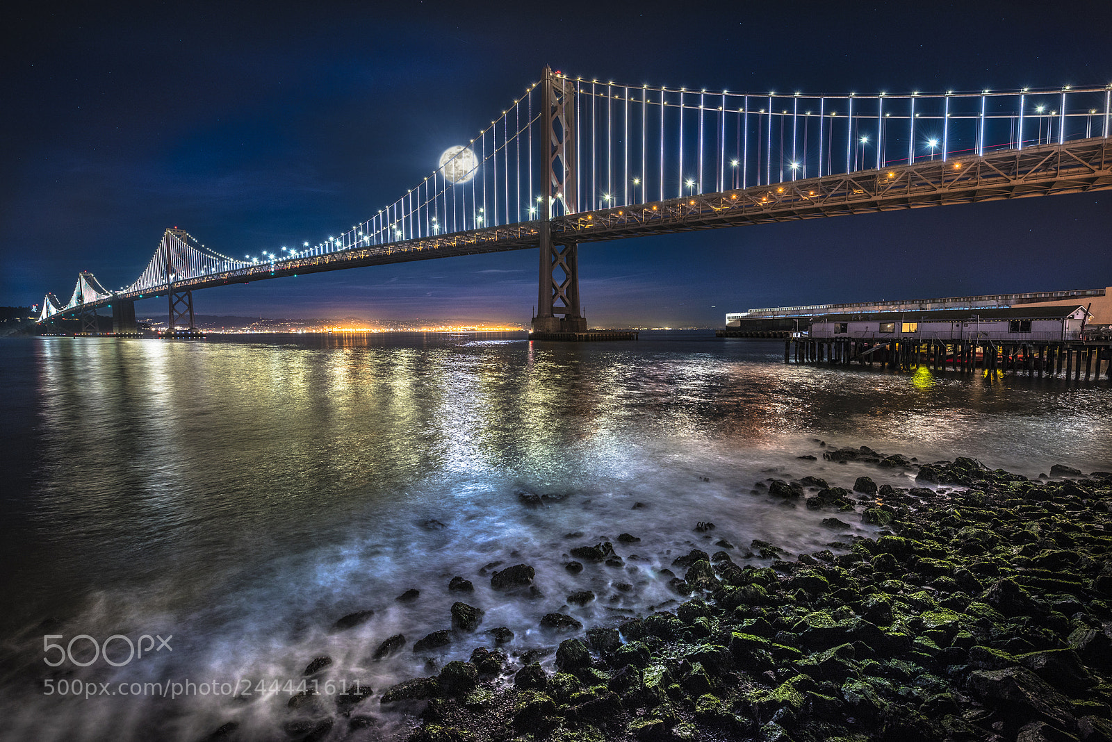 Nikon D810 sample photo. Super blue full moon photography