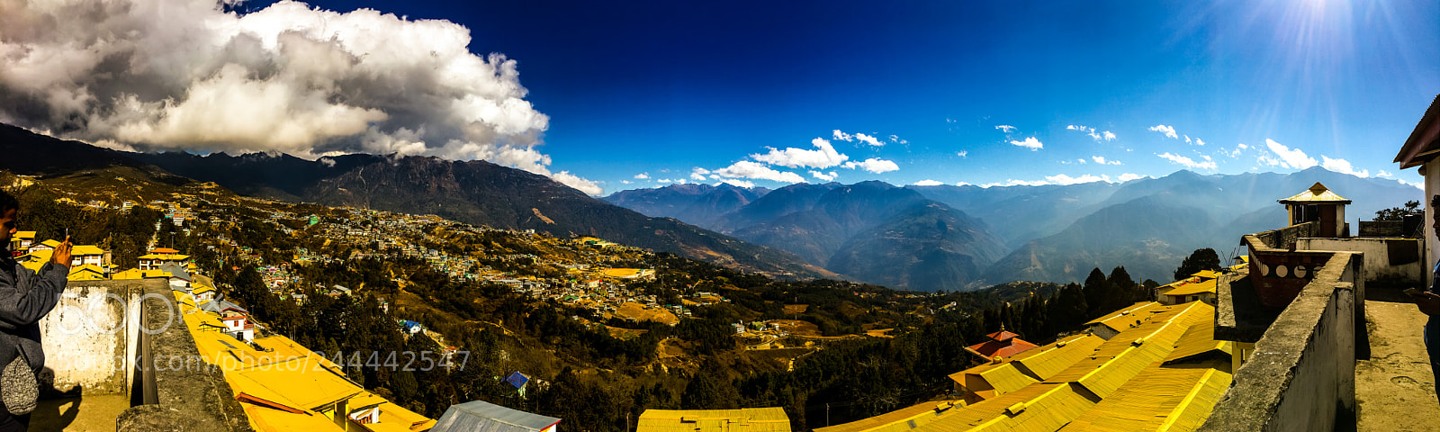 Apple iPhone 6s sample photo. Mountains and blue sky photography