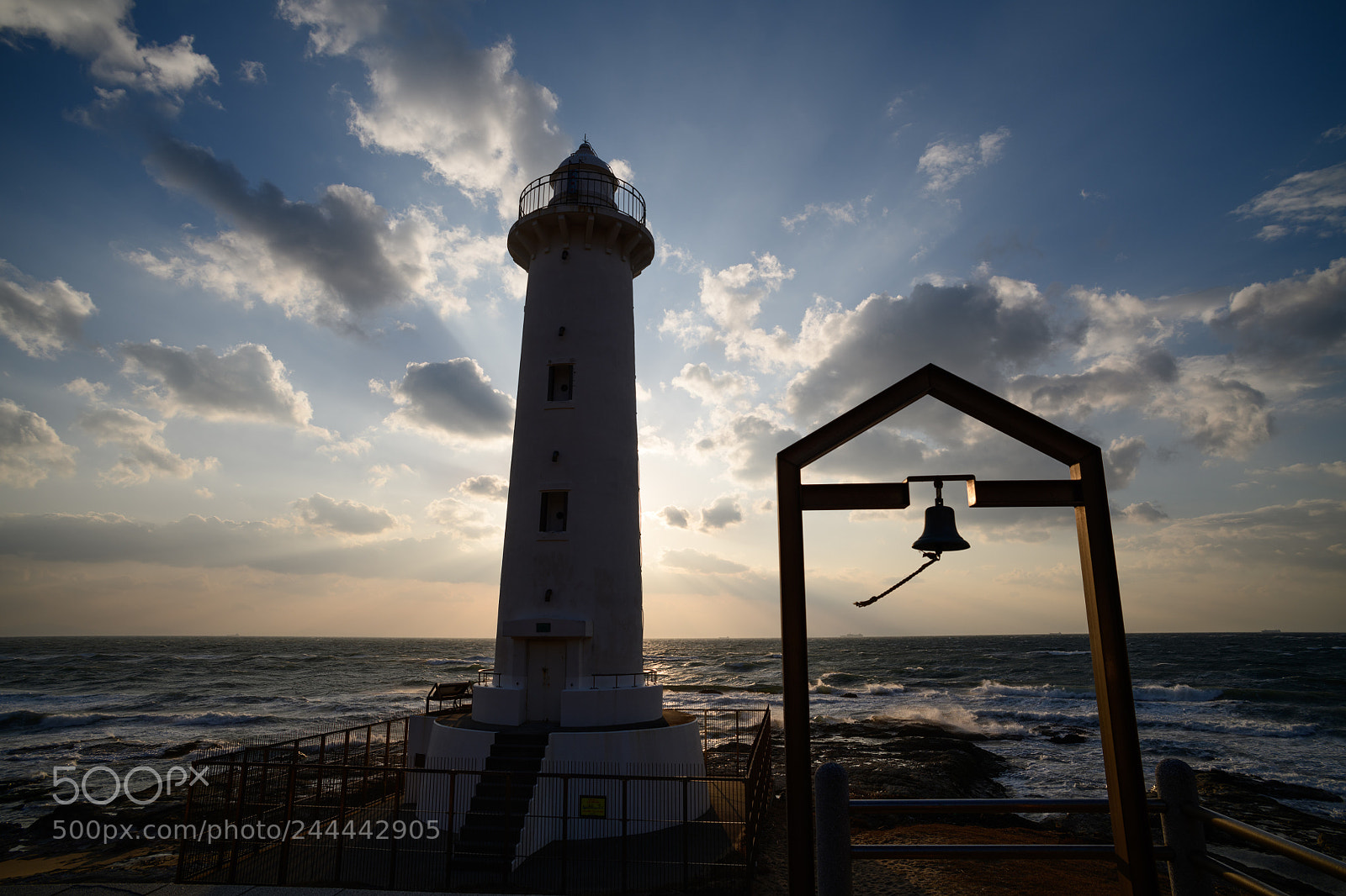 Nikon D850 sample photo. Lighthouse and a bell photography
