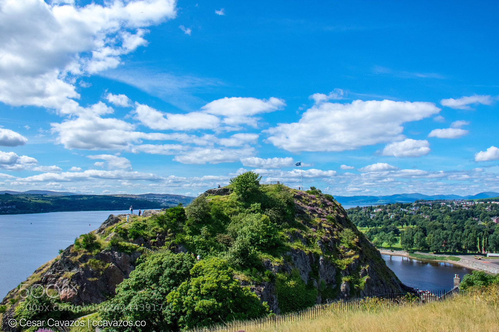 Nikon D3400 sample photo. Dumbarton rock photography