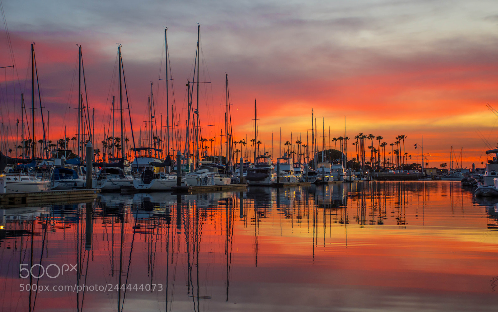 Nikon D7200 sample photo. Red sky at alamitos photography