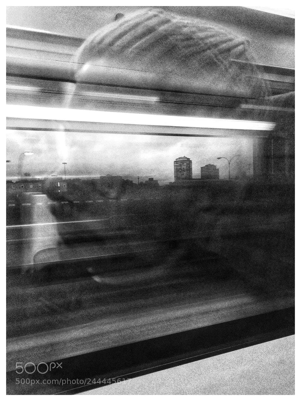 Apple iPhone 7 sample photo. Passenger on a train photography