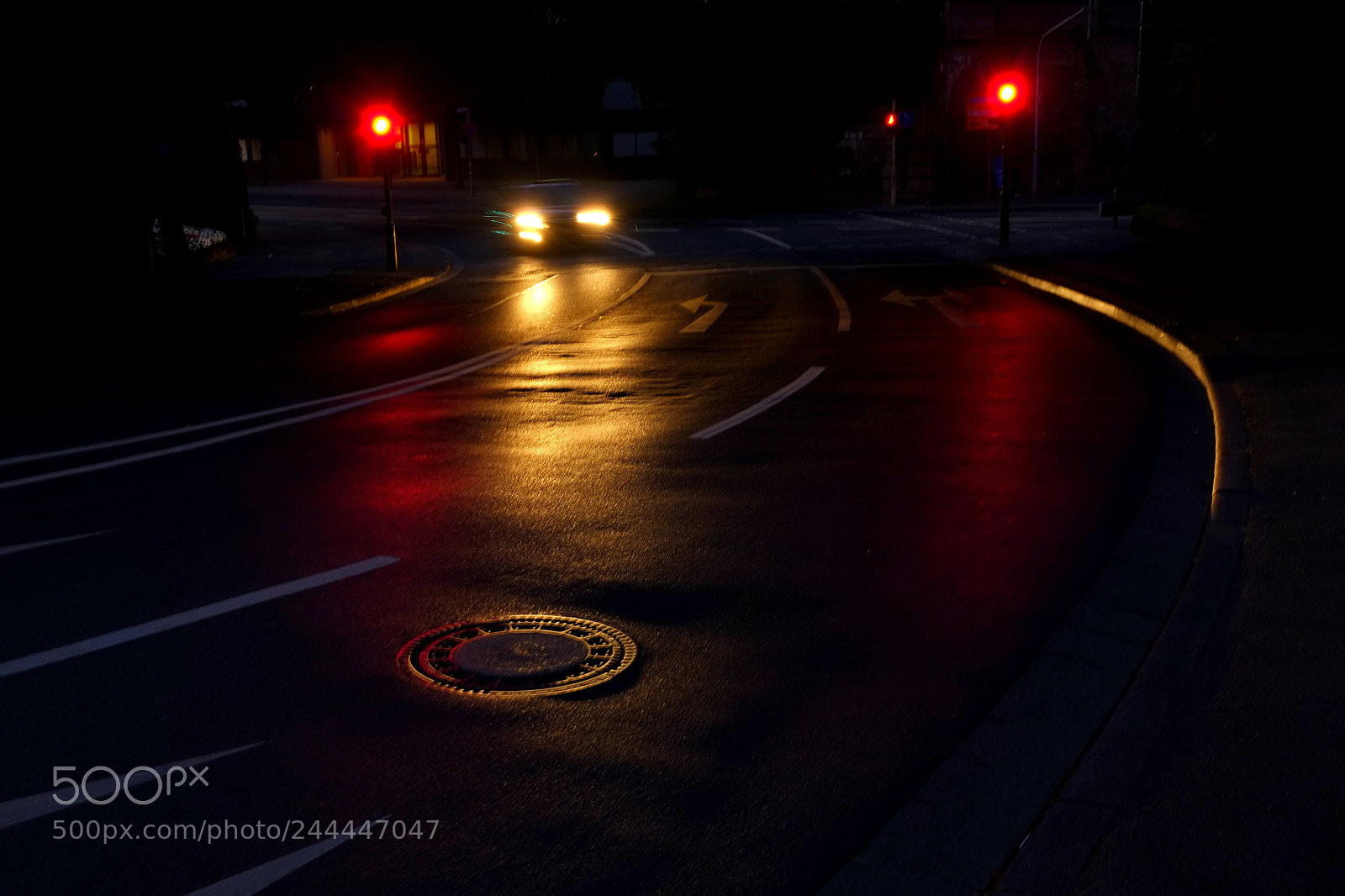 Fujifilm X-E1 sample photo. Night drive light photography