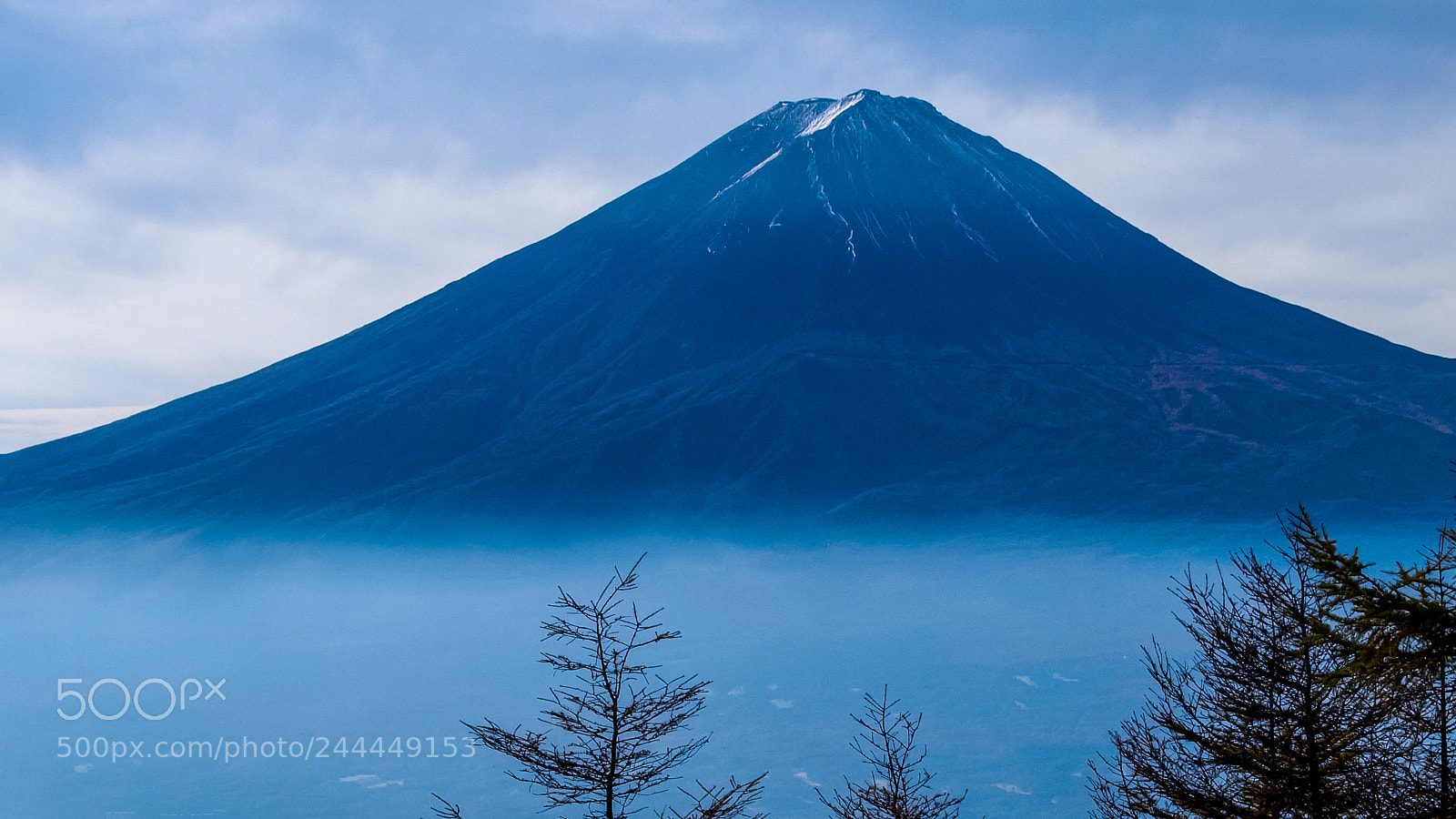 Olympus E-510 (EVOLT E-510) sample photo. Mt. fujiyama photography