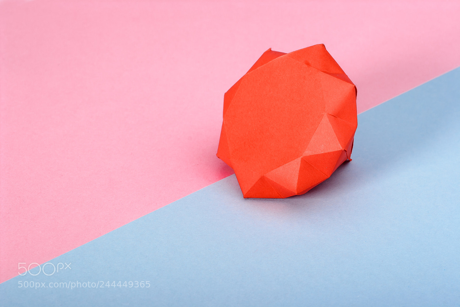 Canon EOS 20D sample photo. Paper red gemstone on photography